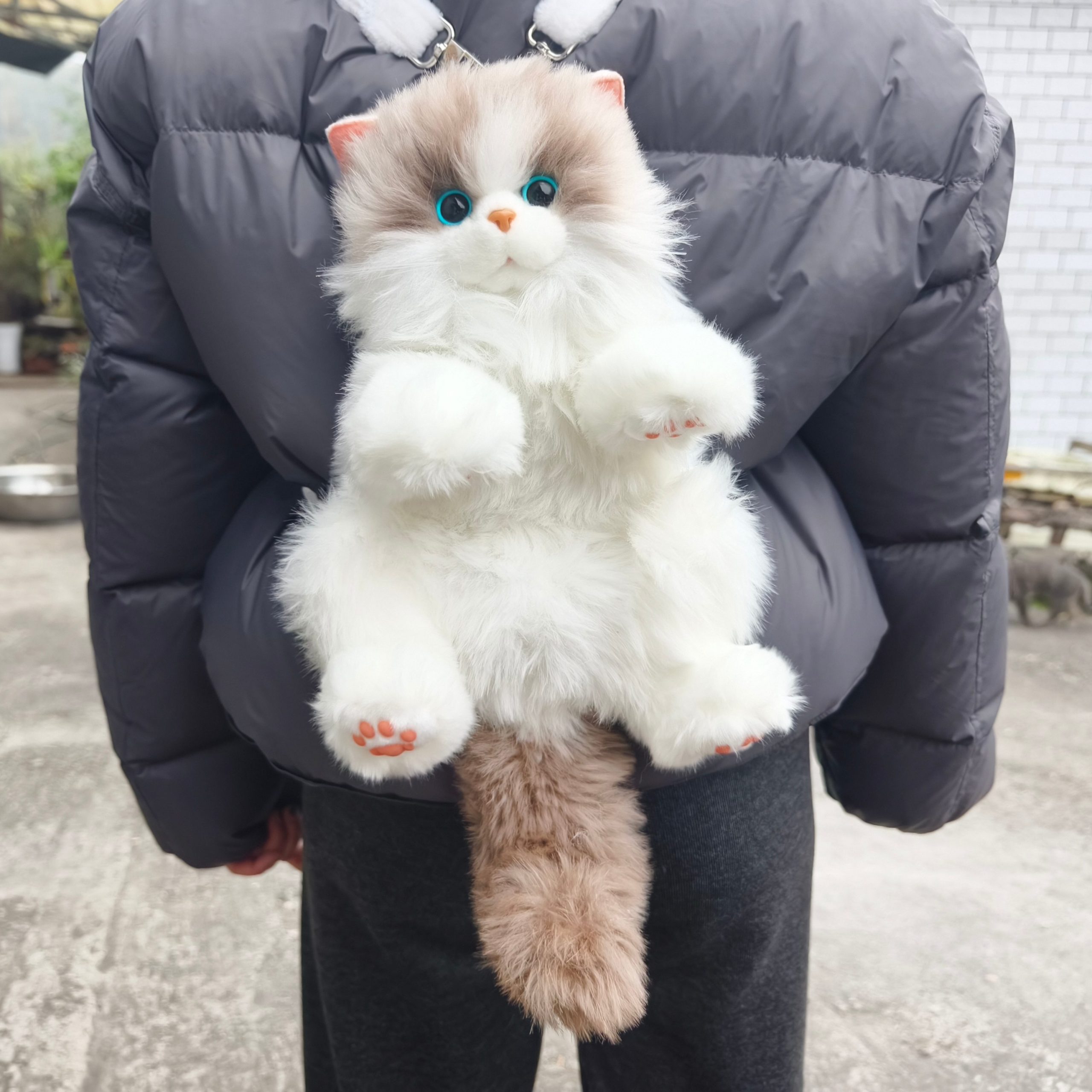 Theme Park Products Robotic Animatronics Realistic Backpack Baby Cat