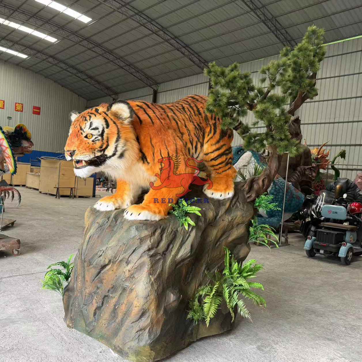 Life Size High Quality Realistic Animatronic Tiger Animal