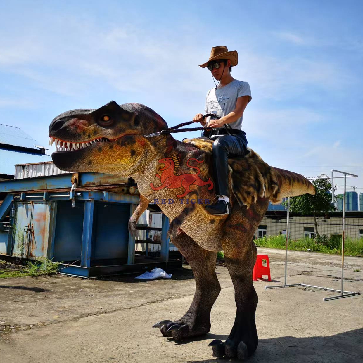 Dinosaur Party Show Adult Realistic Dinosaur Costume Life Size Dinosaurios Costume