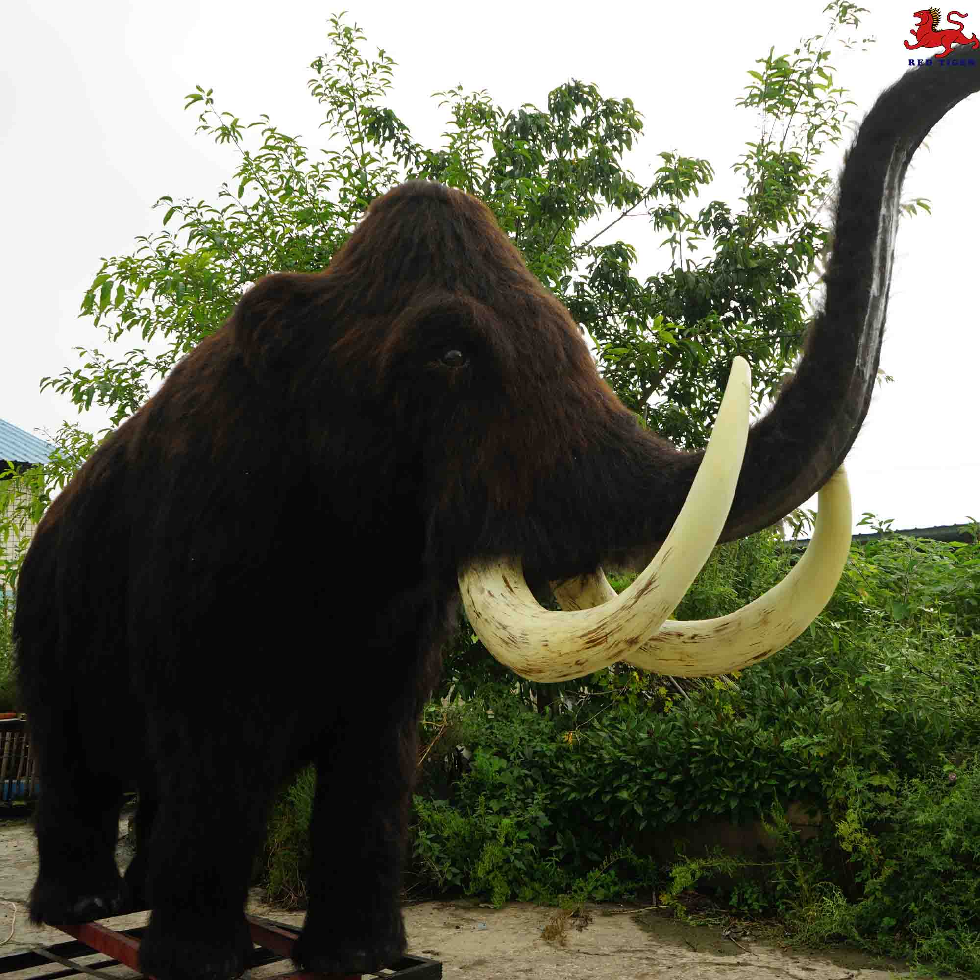 Theme Park Playground Animal Model Animatronic Handmade Simulation Mammoth