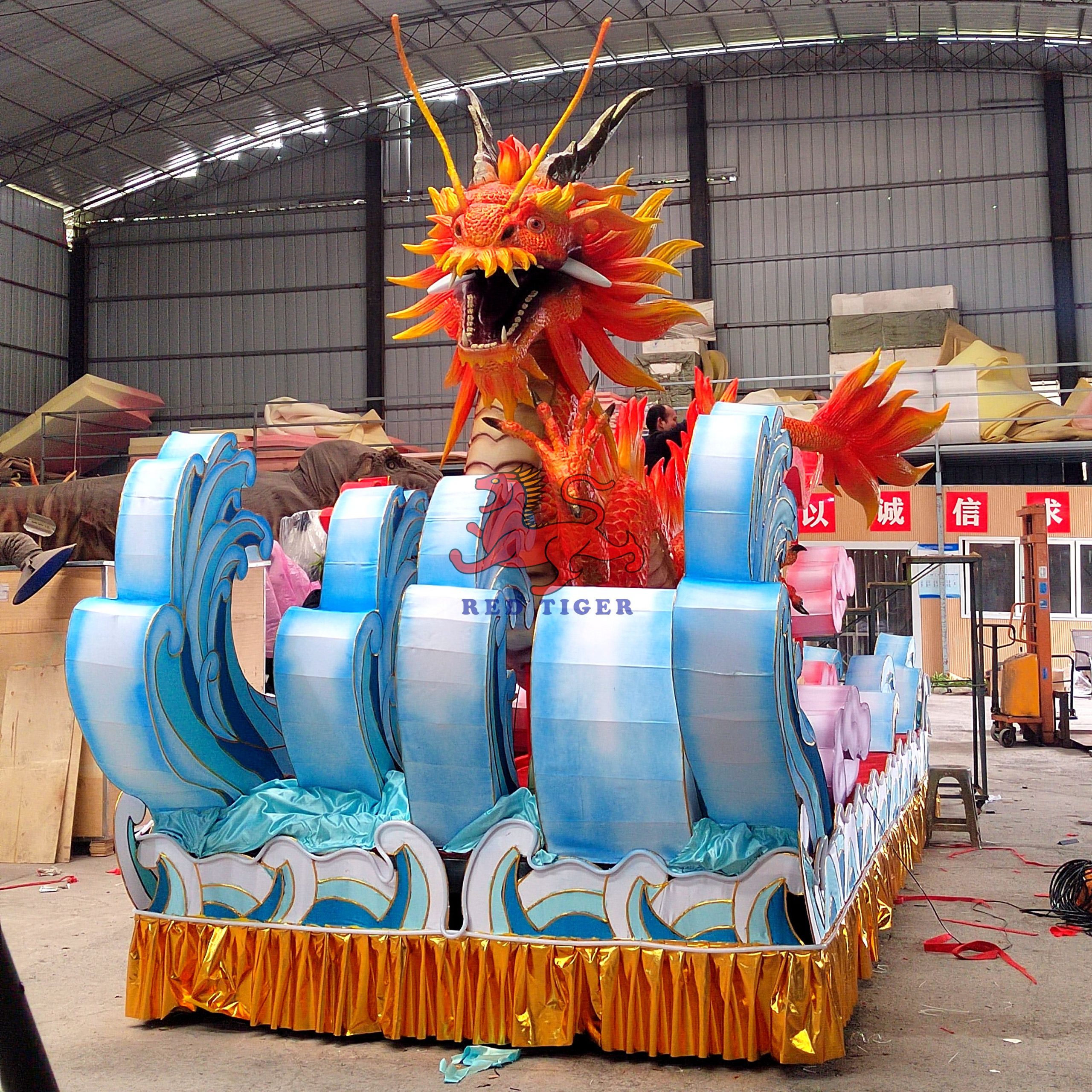 Festival of Carnival Theme Park High Quality Realistic Animatronic Festival Float
