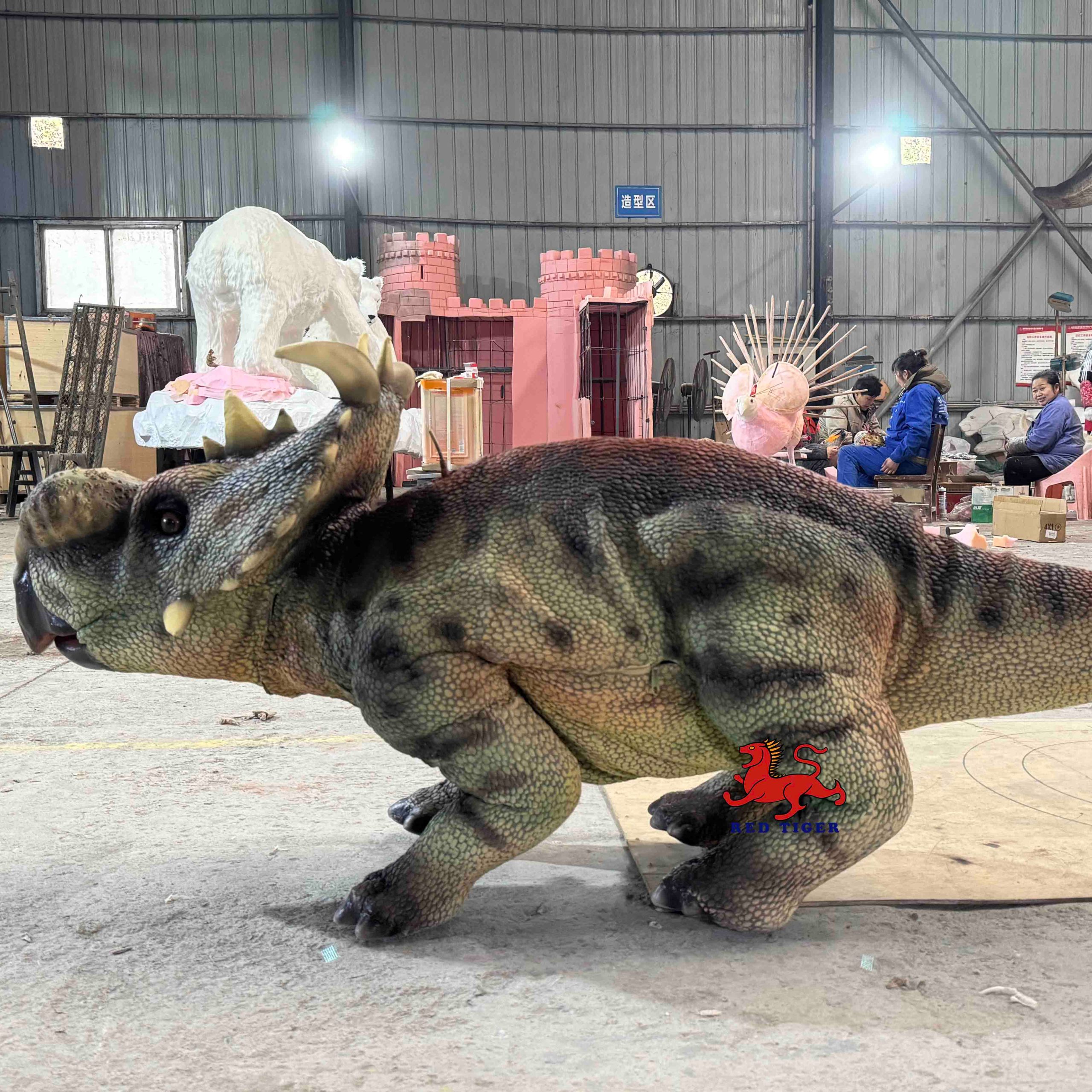 Outdoor Adventure Animatronic Dinosaur Model Performance Simulated Dinosaur for Home New Type Remote Control Dinosaur