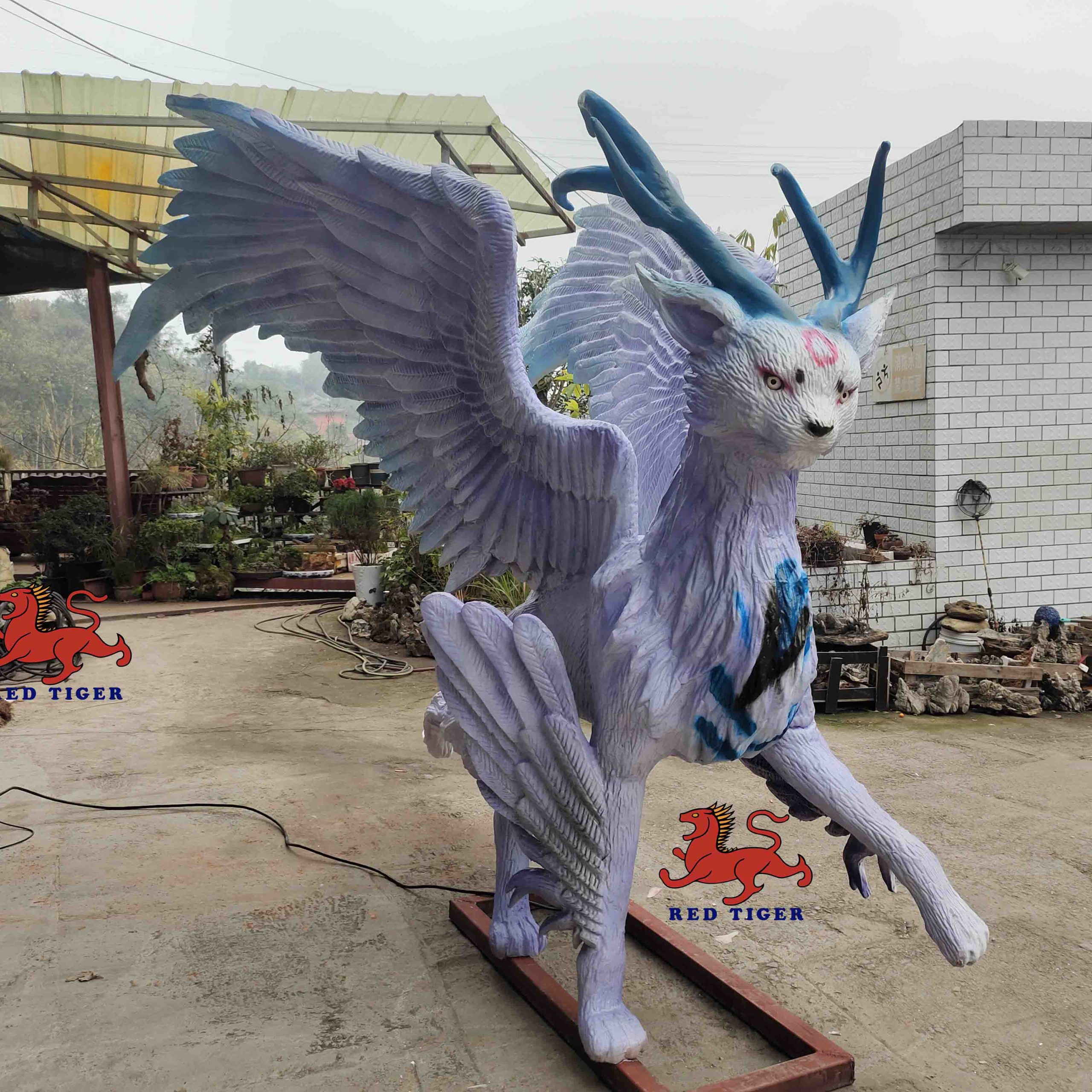 Superior Quality Life Size Simulation Animatronic  Auspicious Animals in Ancient China
