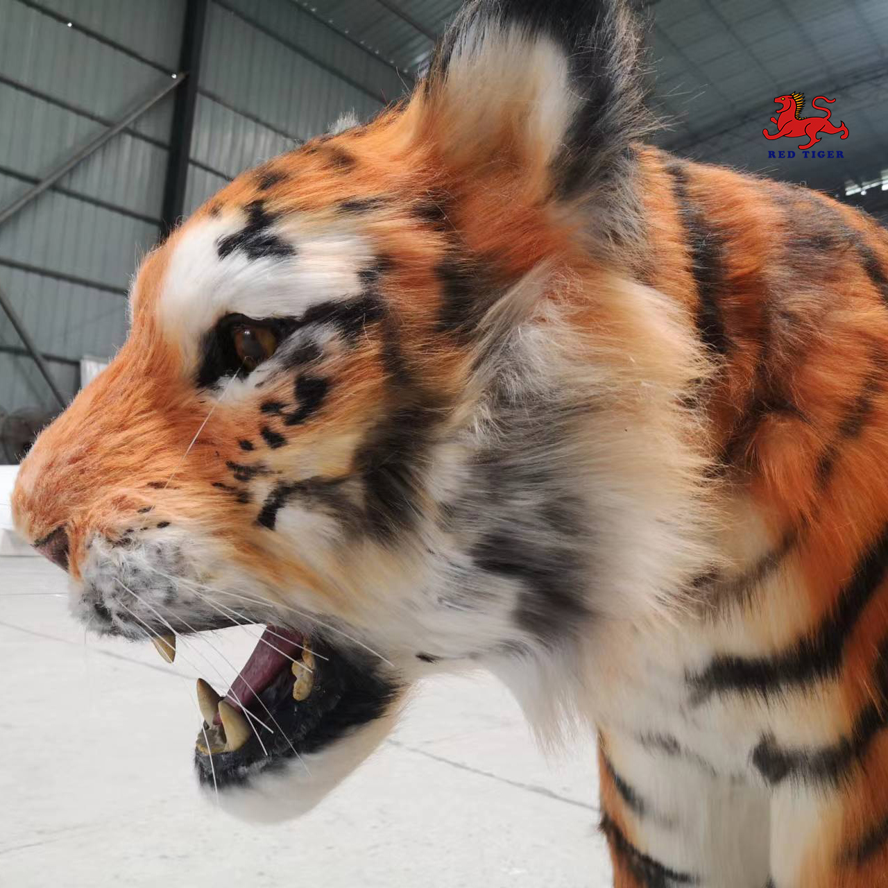 Life Size  Animatronic Simulation Animal Tiger Amusement Park Equipment for Sale