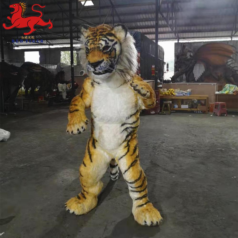 Superior Quality Life Size Simulation AnimatronicTiger Costume Animal Costume
