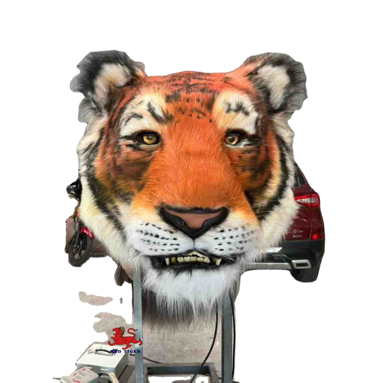 Animatronic Life Size Realistic Large Animal Tiger Wall Mounted Head Model