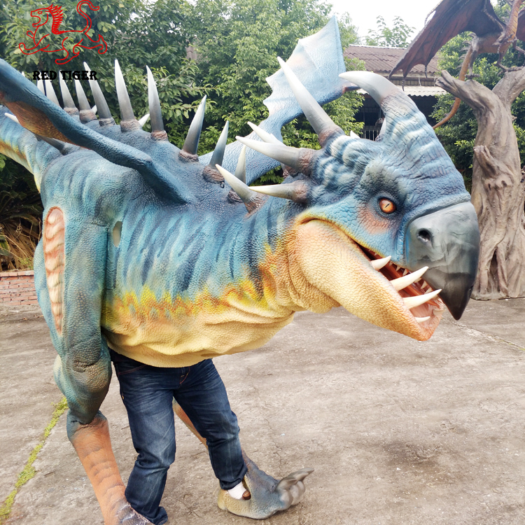 Walking With Simulation Animatronic Dinosaur Costume