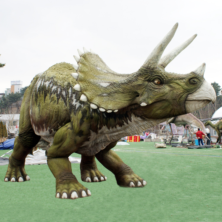 Large Steel Playground Fiberglass Dinosaur for Sale