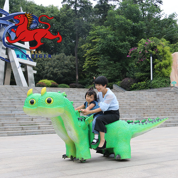 DC-3 Hot Sale  High Quality Animated Amusement Ride Dinosaur Robot Kids Electric Car for Sale
