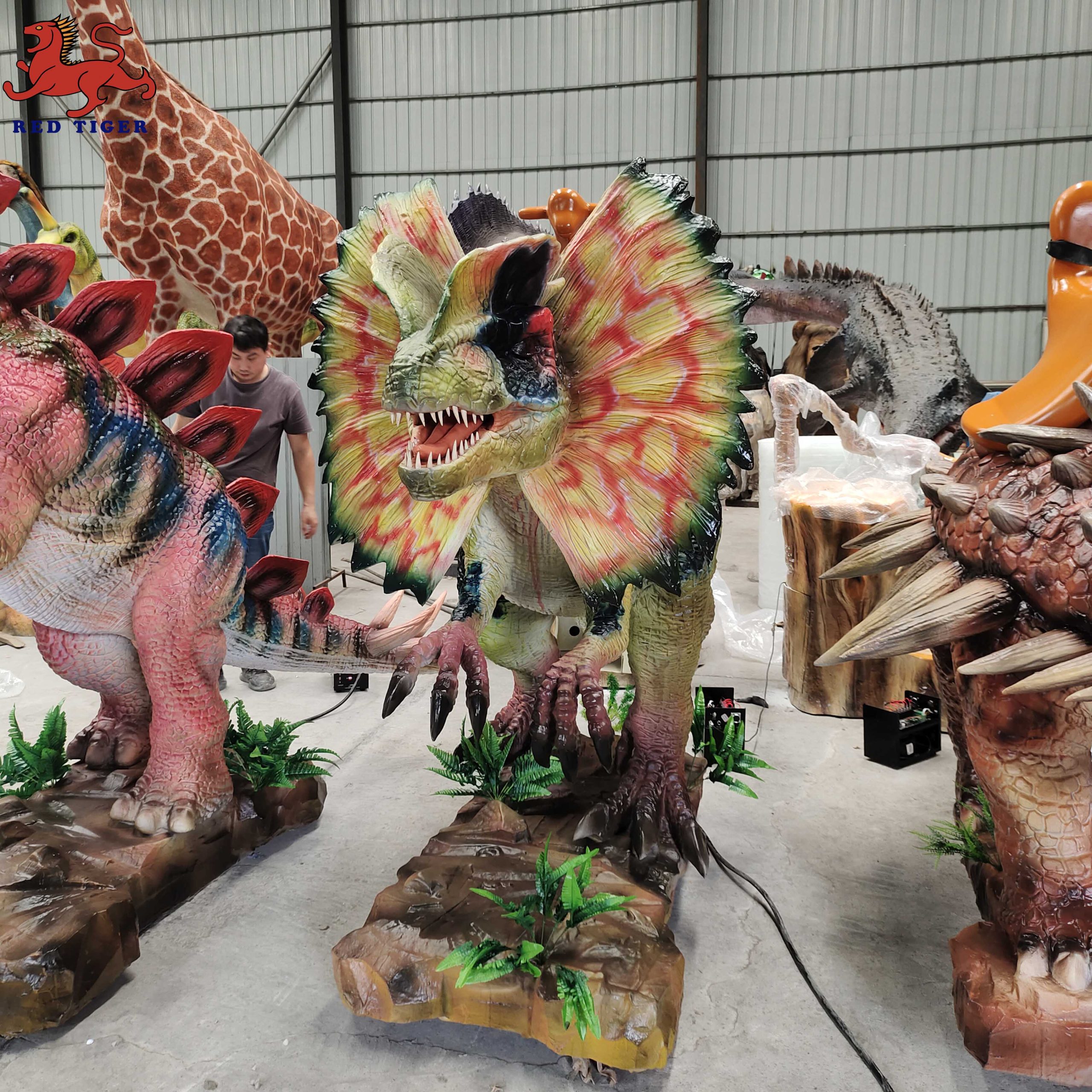 Amusement Park Dinosaur Ride Most Popular Dinosaur Ride