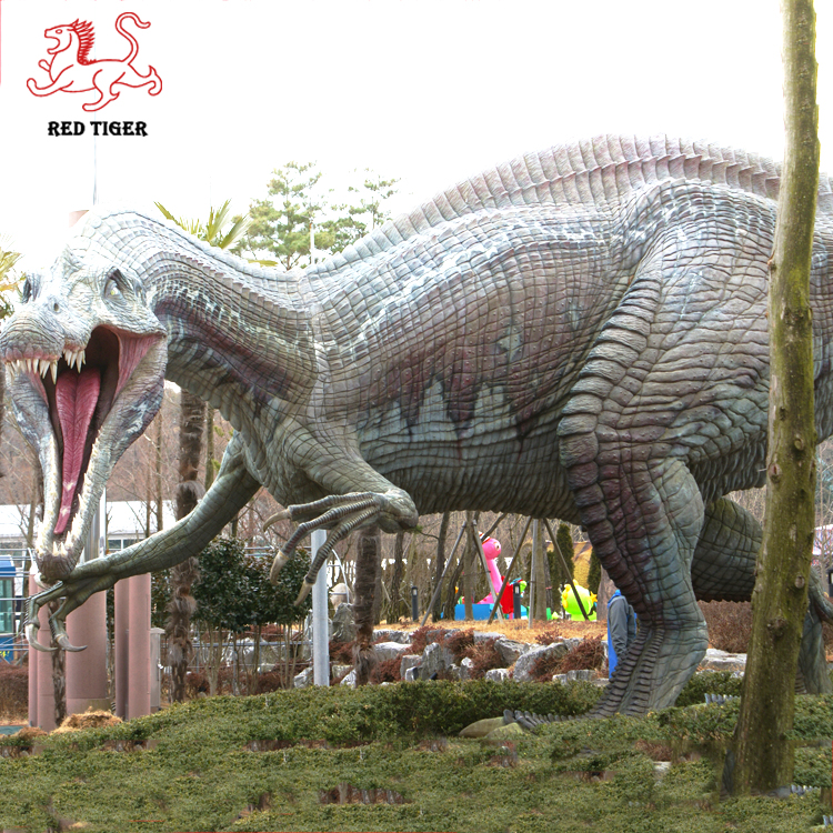 Life Size Large Fiberglass Dinosaur Sculpture for Sale