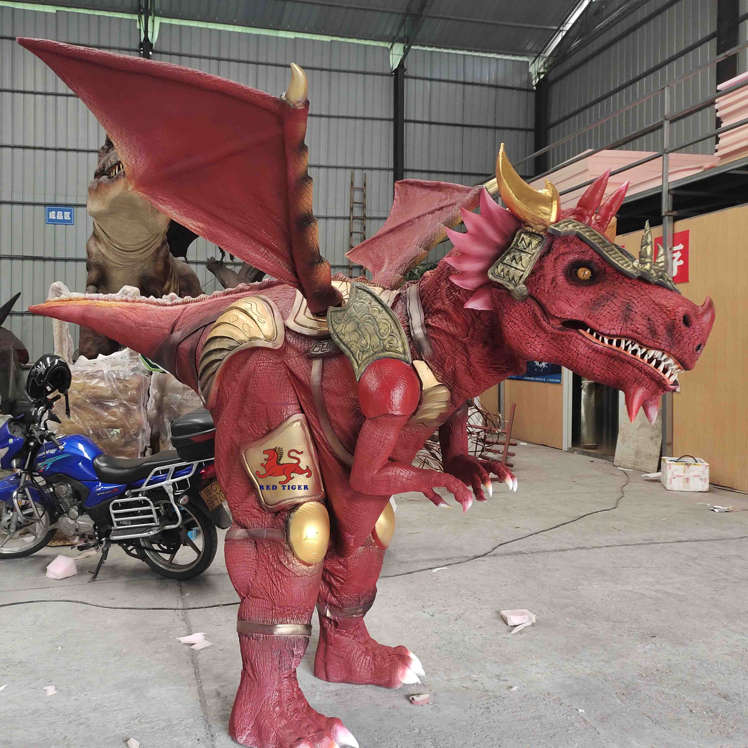 Mechanical Dragon Costume for Adults Theme Park Party Hire Animatronic Dragon Costume