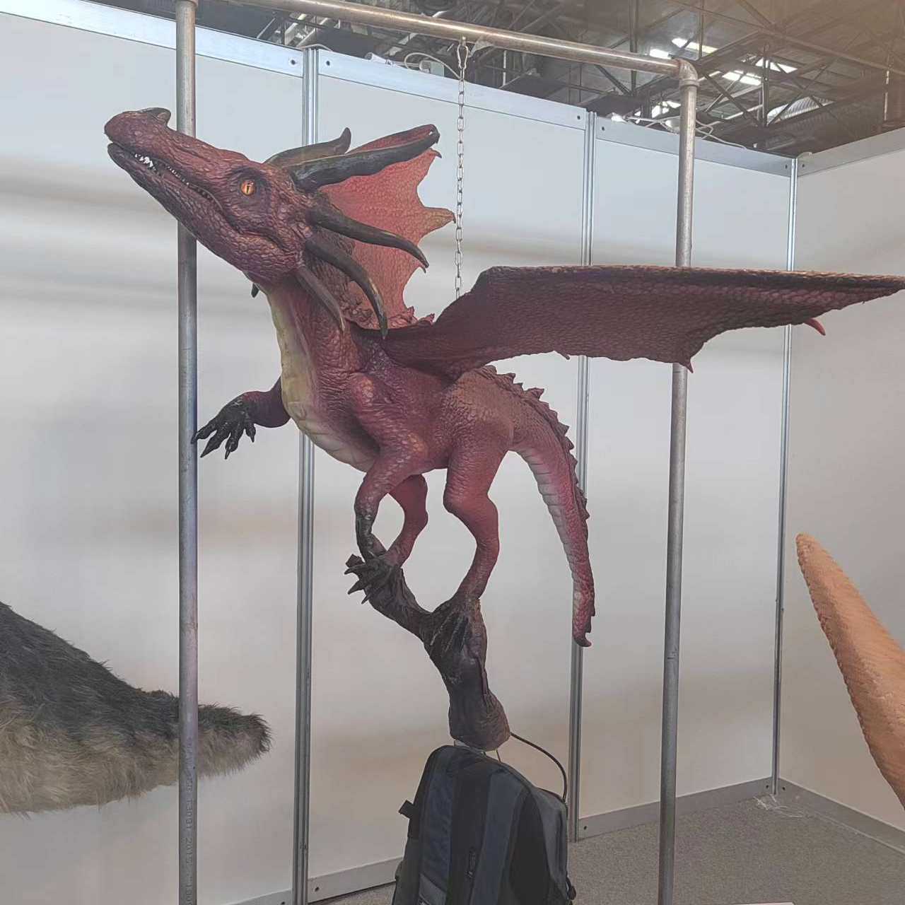 MINI Animatron Dinosaur on Backpack