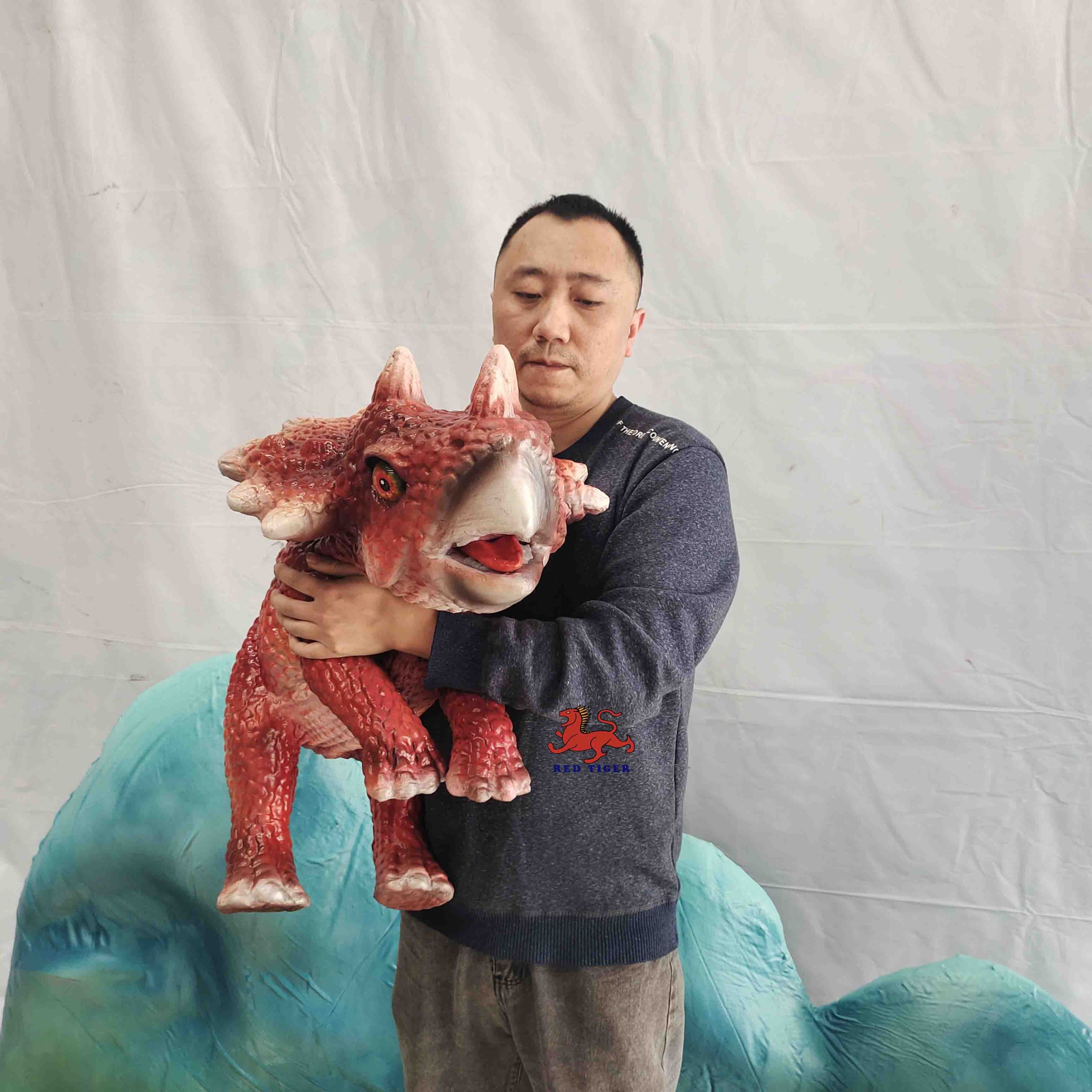 Simulation Dinosaur Hand Baby Puppet for Sale
