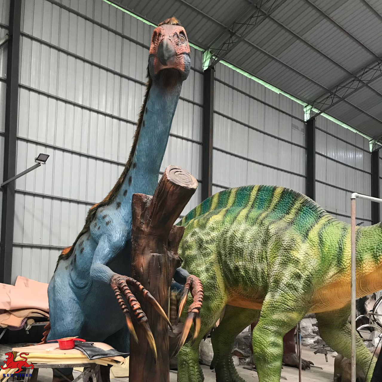 Animatronic Life-Size Dinosaur Models with Sound & Motion | Simulation  Dinosaurs Therizinosaurus for Theme Parks