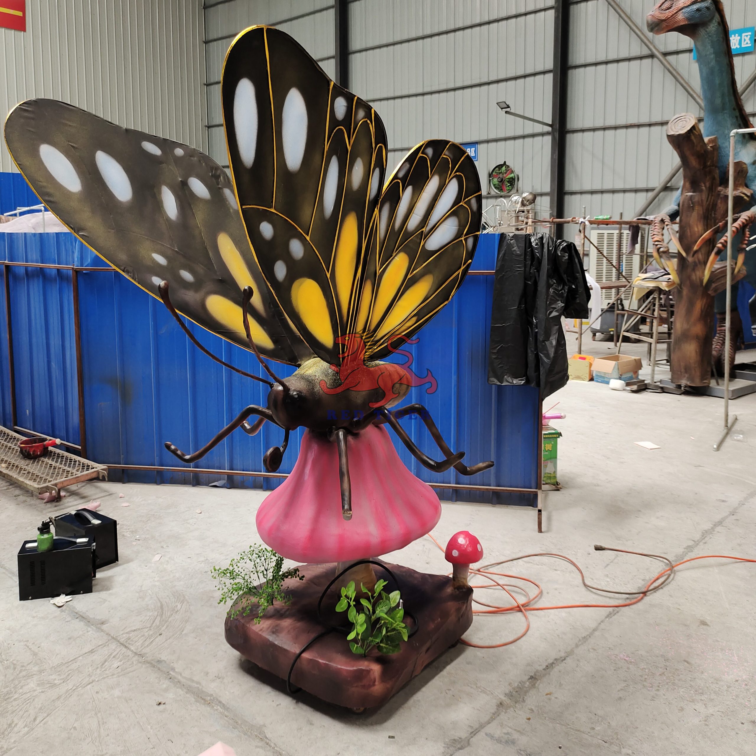 Theme Park Realistic Animatronic Butterfly Insect