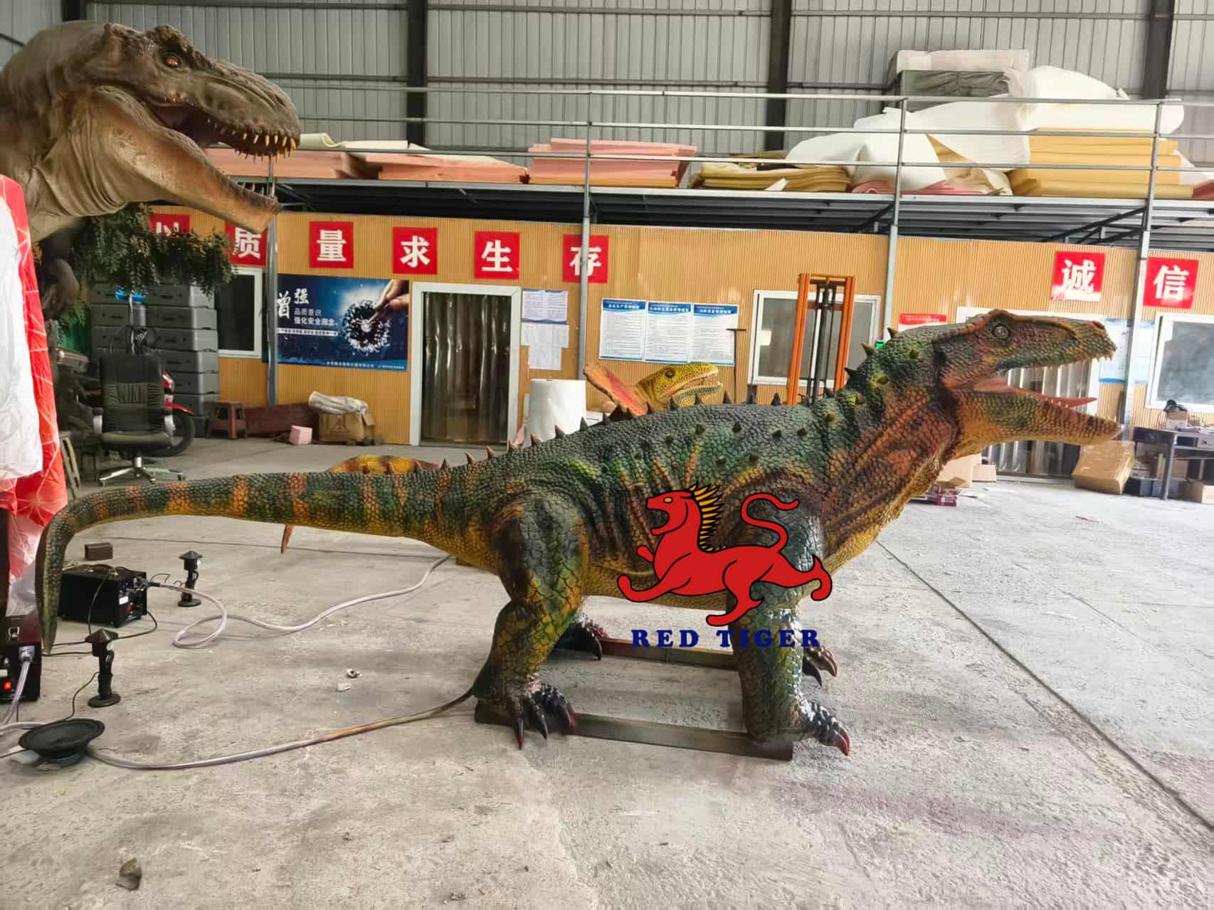 High Simulation Animatronic Dinosaur Electric Moving Dinosaur Model for Theme Park Zoo Display