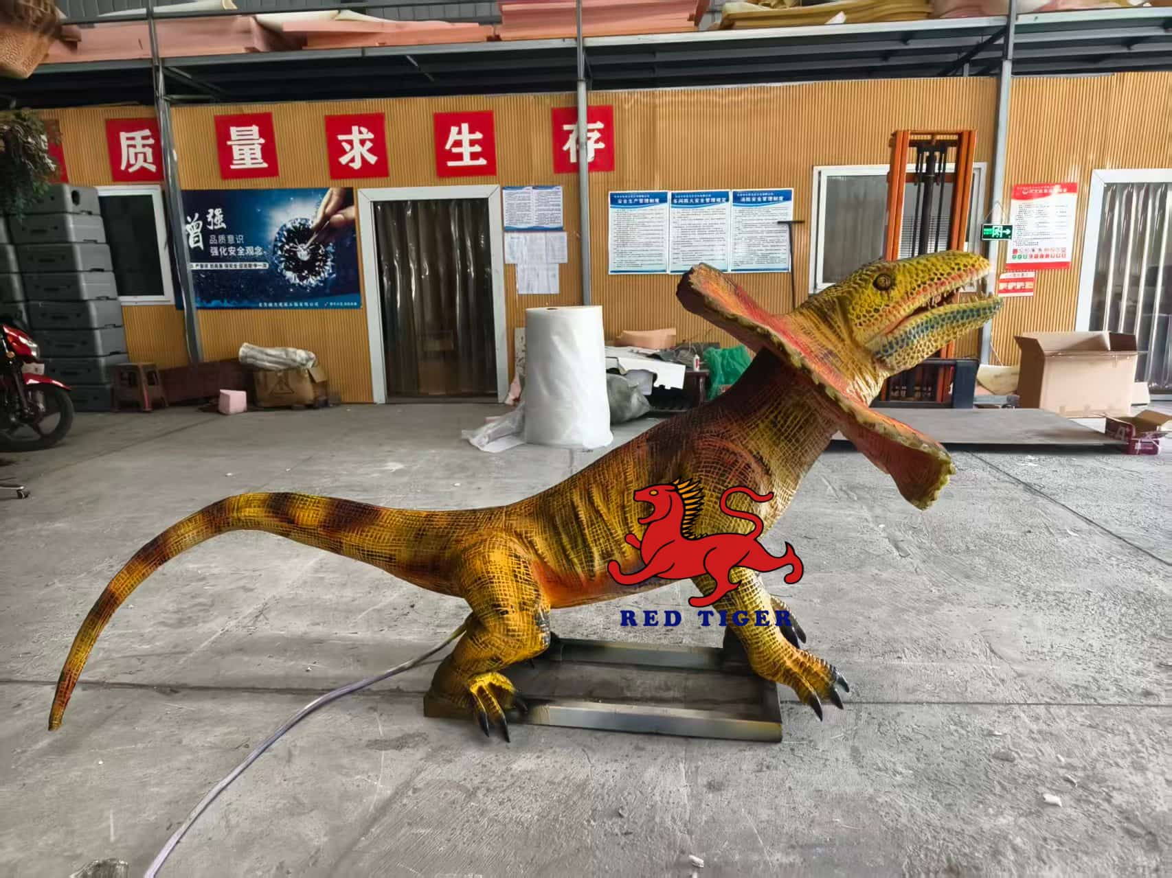 High Simulation Animatronic Lizard Electric Moving Reptile Model for Theme Park Zoo Display
