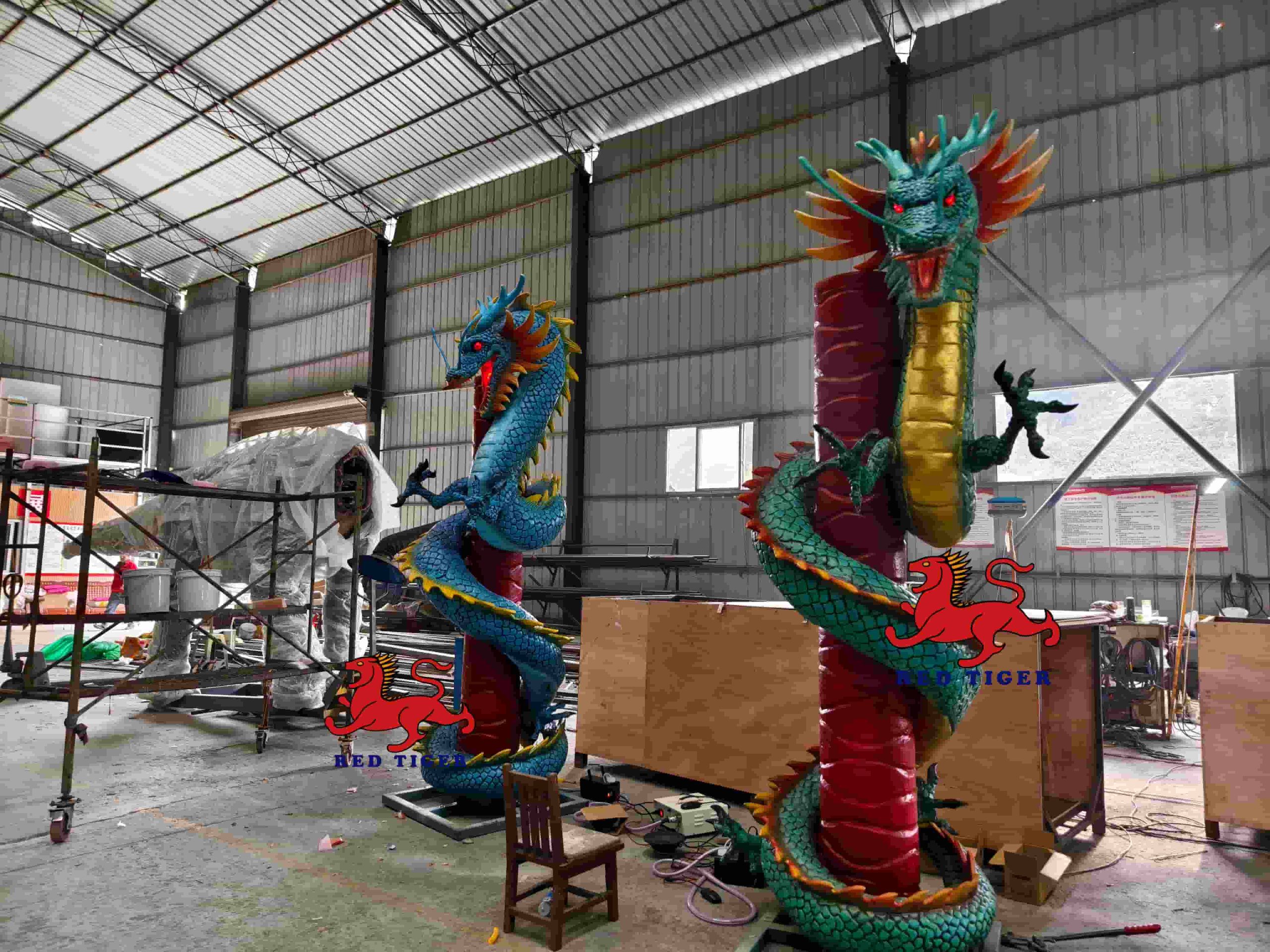 Fantastic Animatronic Dragon Simulation for Display and Events