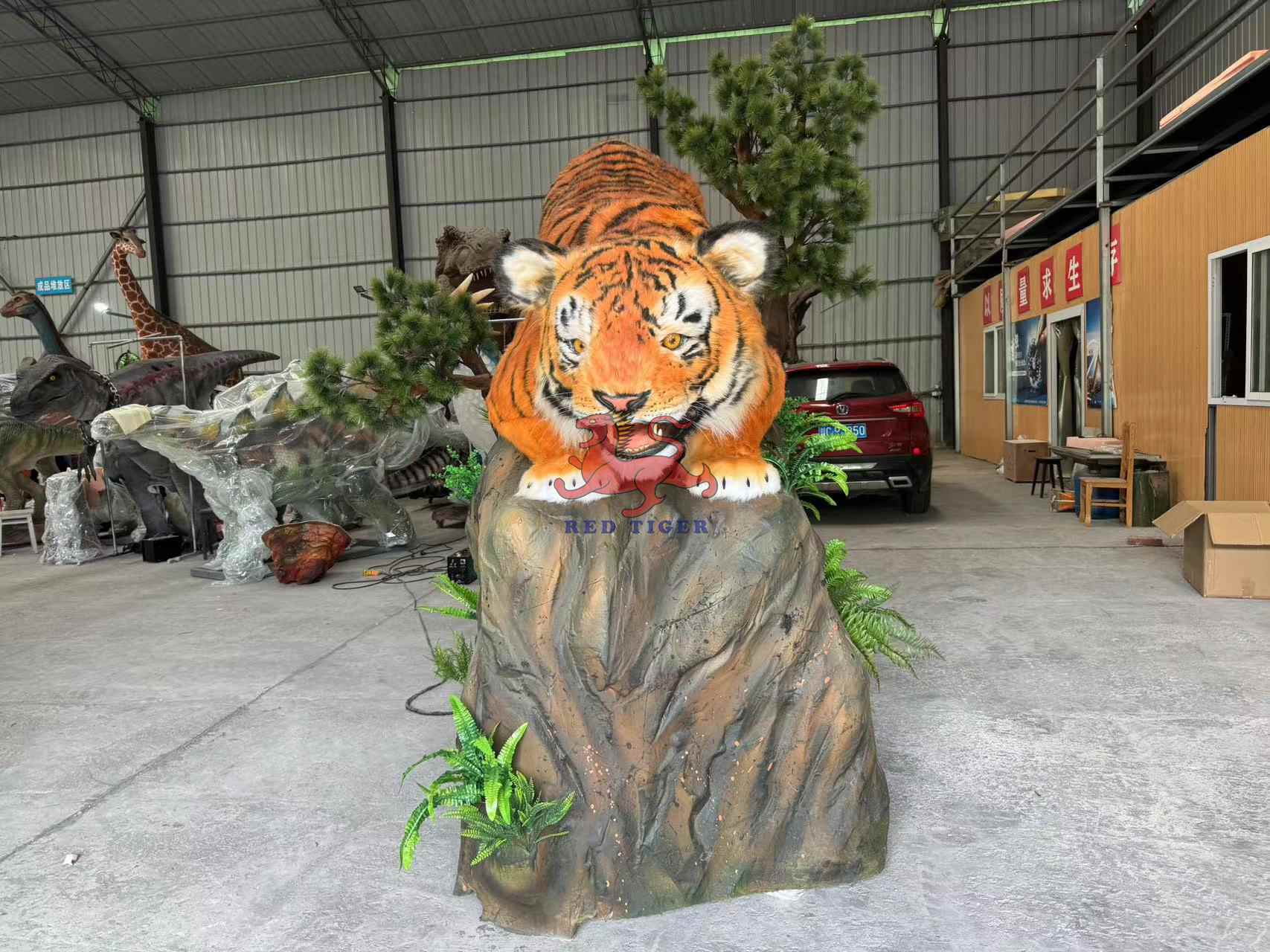 Life Size High Quality Realistic Animatronic Tiger Animal