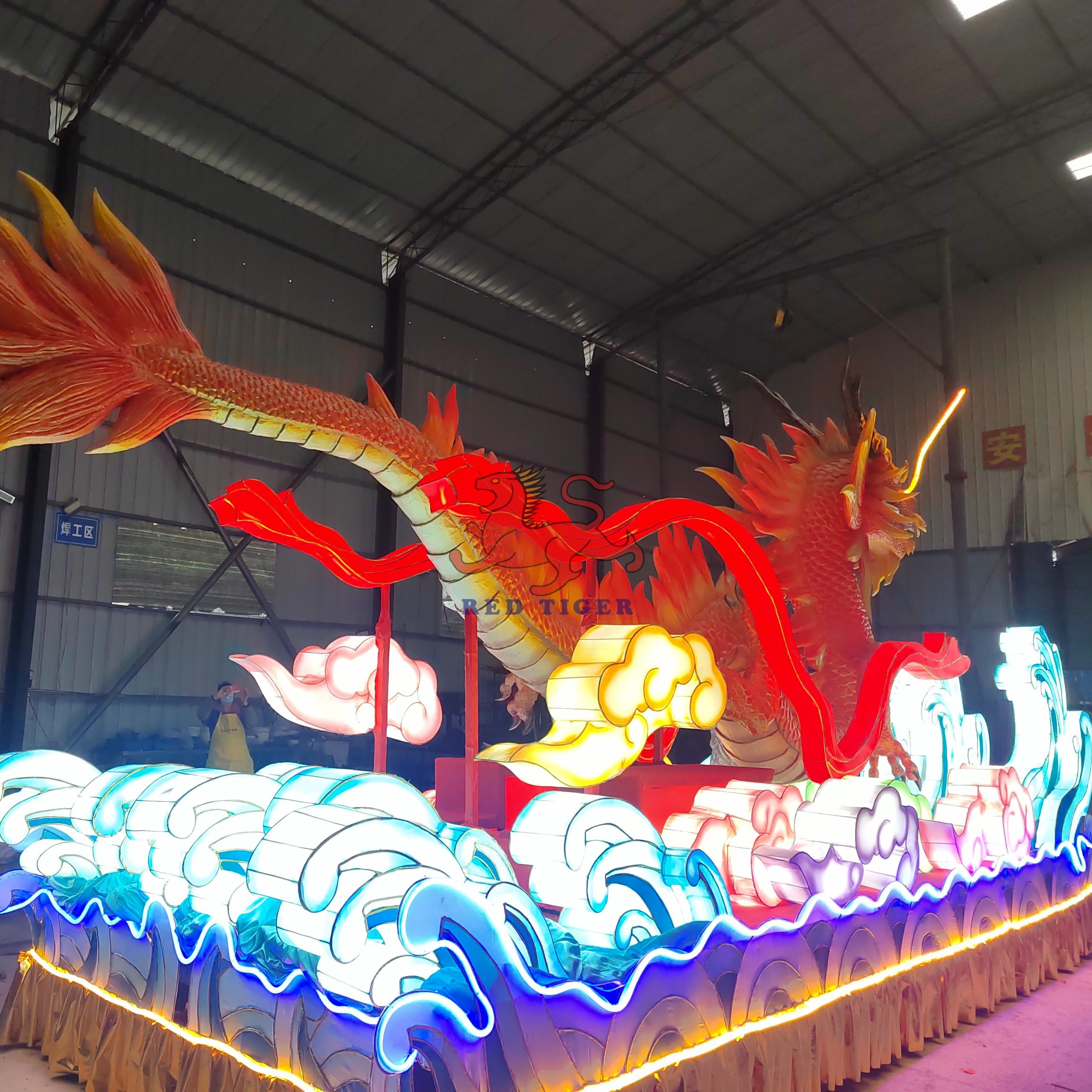 Festival of Carnival Theme Park High Quality Realistic Animatronic Festival Float