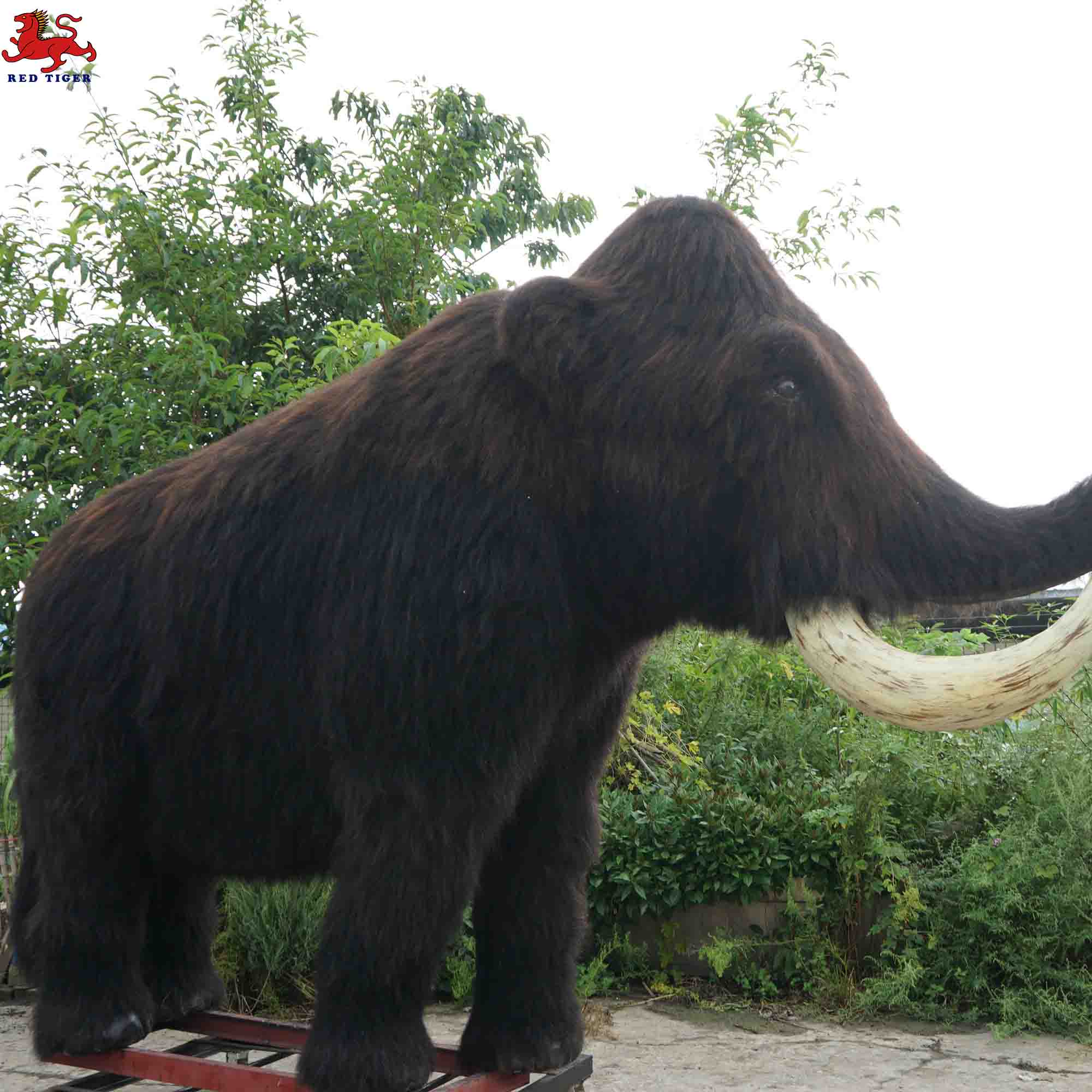 Theme Park Playground Animal Model Animatronic Handmade Simulation Mammoth