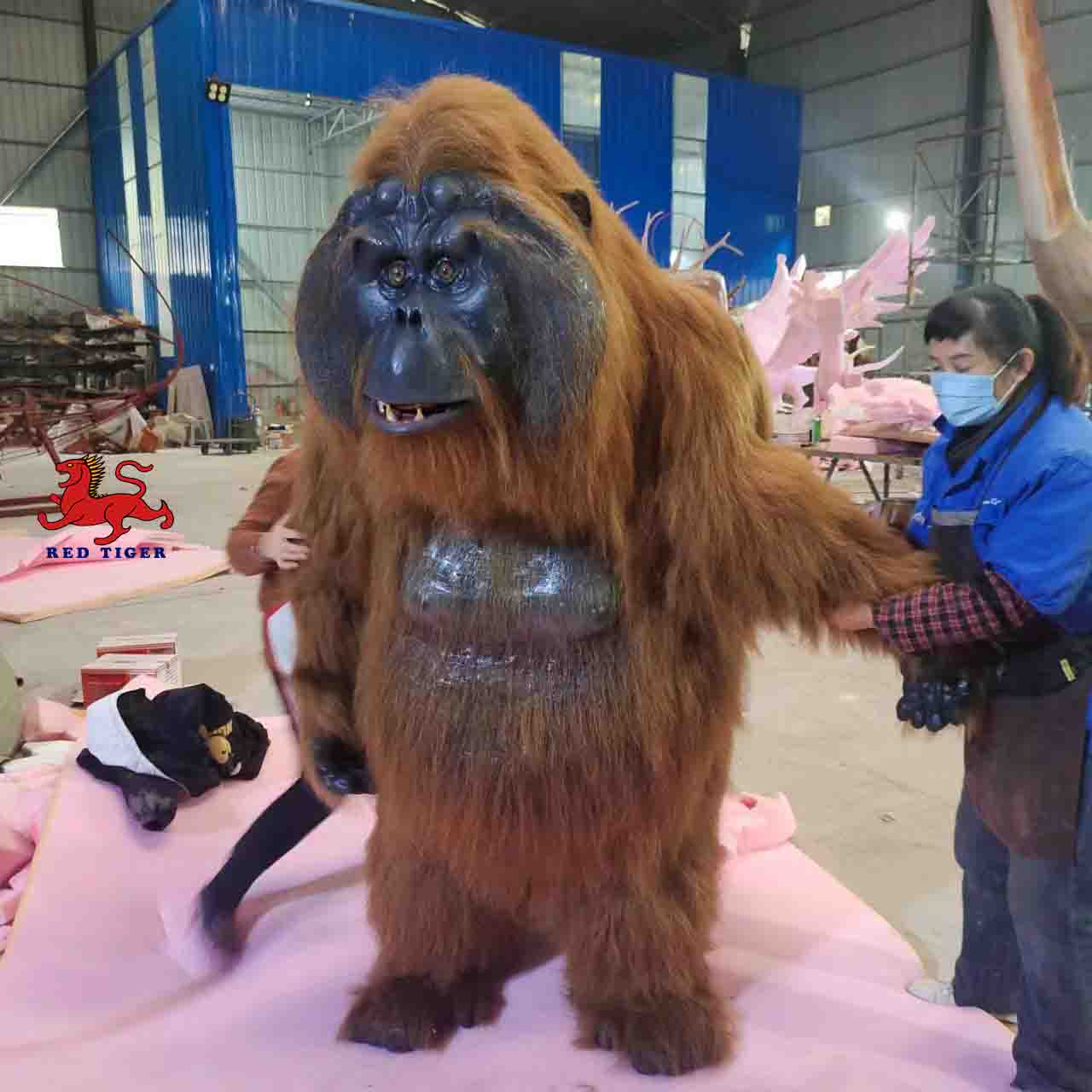 Superior Quality Realistic Animal Costume Customized Orangutan Costume for Adult