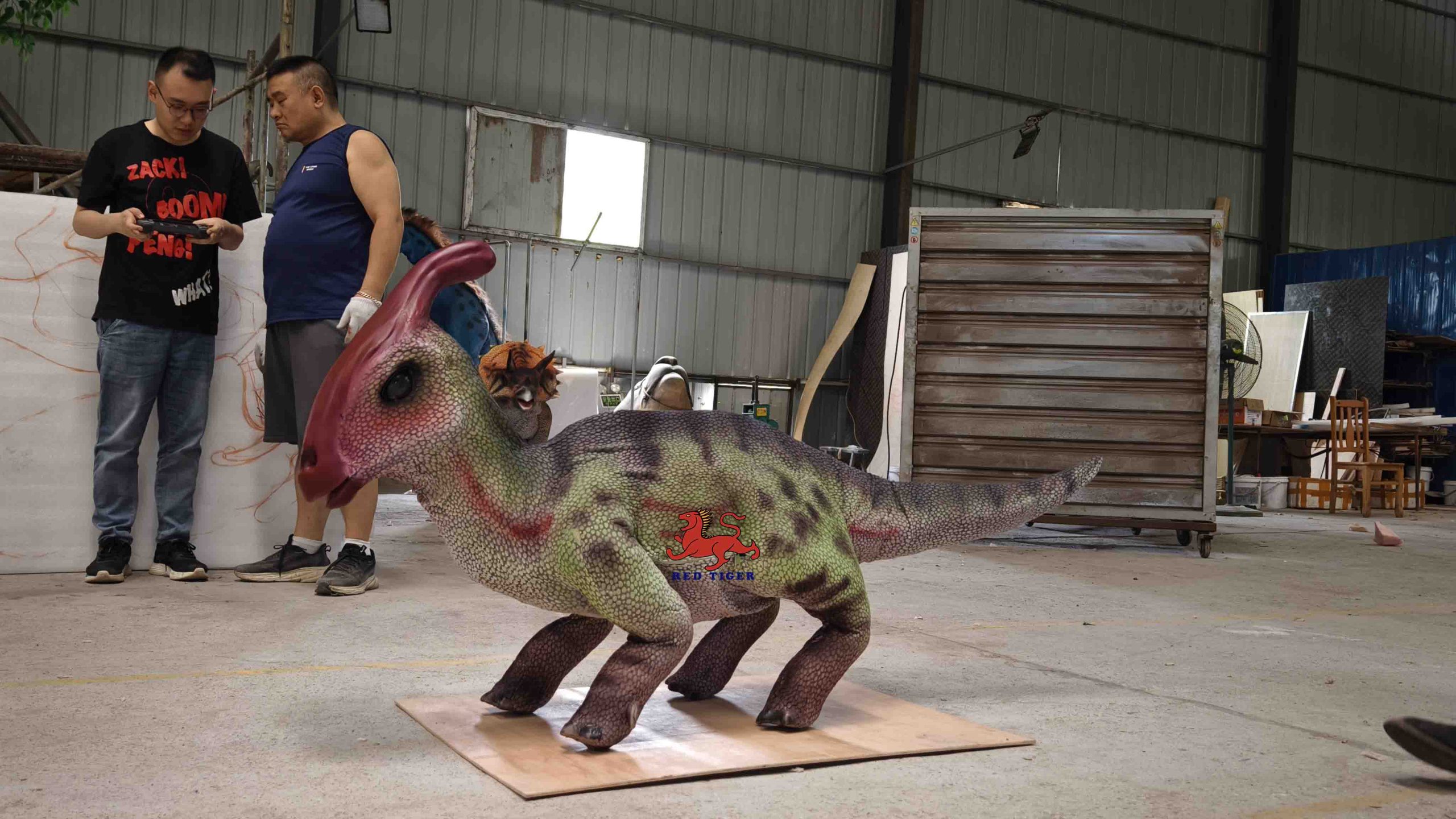 New Arrival  Realistic Animatronic Robotic  Walking Robot Dinosaur Robot Dog Remote Control for Theme Park