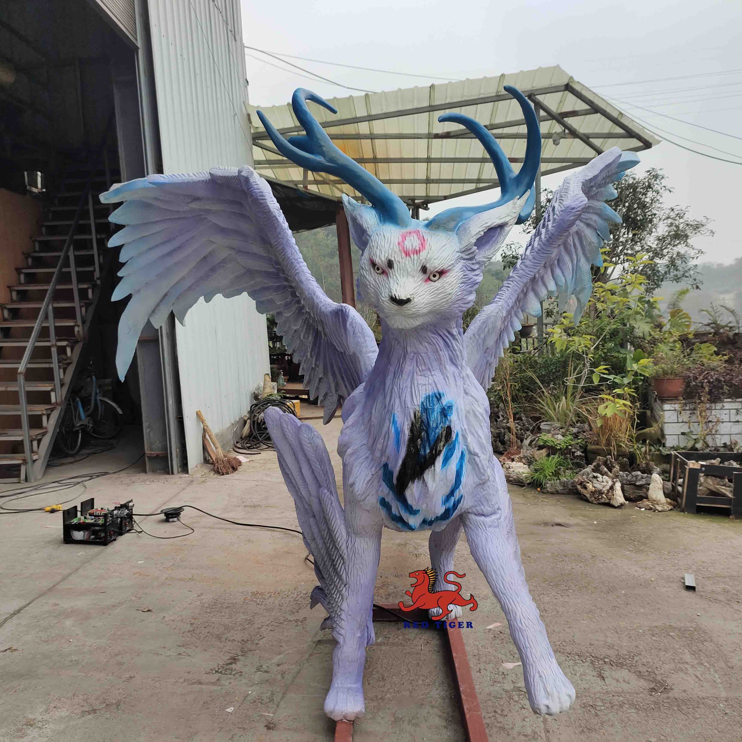 Superior Quality Life Size Simulation Animatronic  Auspicious Animals in Ancient China