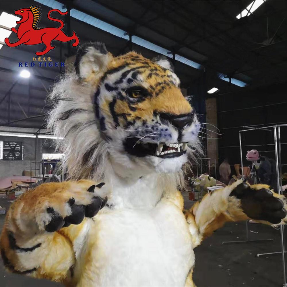 Superior Quality Life Size Simulation AnimatronicTiger Costume Animal Costume