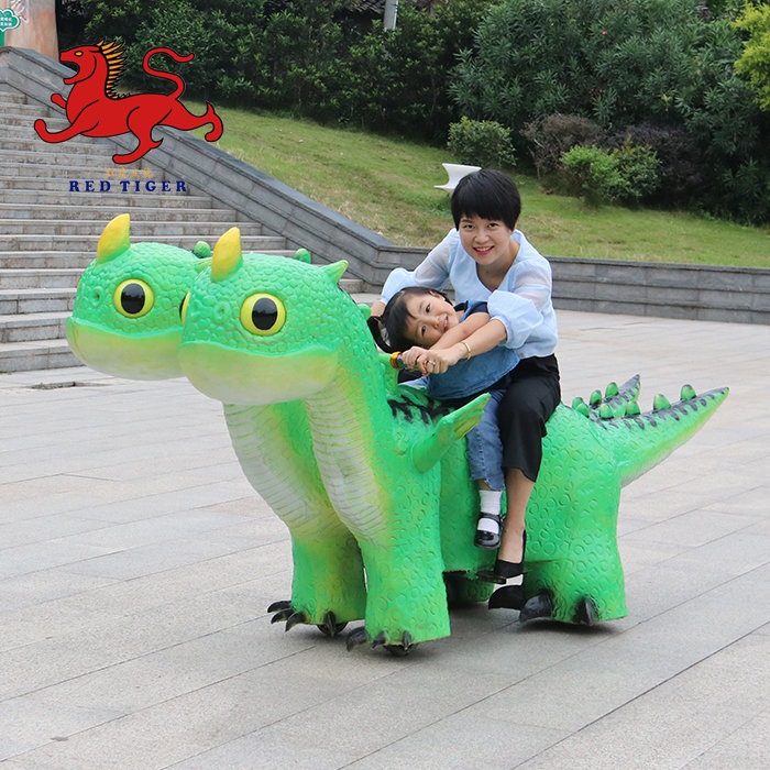 DC-3 Hot Sale  High Quality Animated Amusement Ride Dinosaur Robot Kids Electric Car for Sale