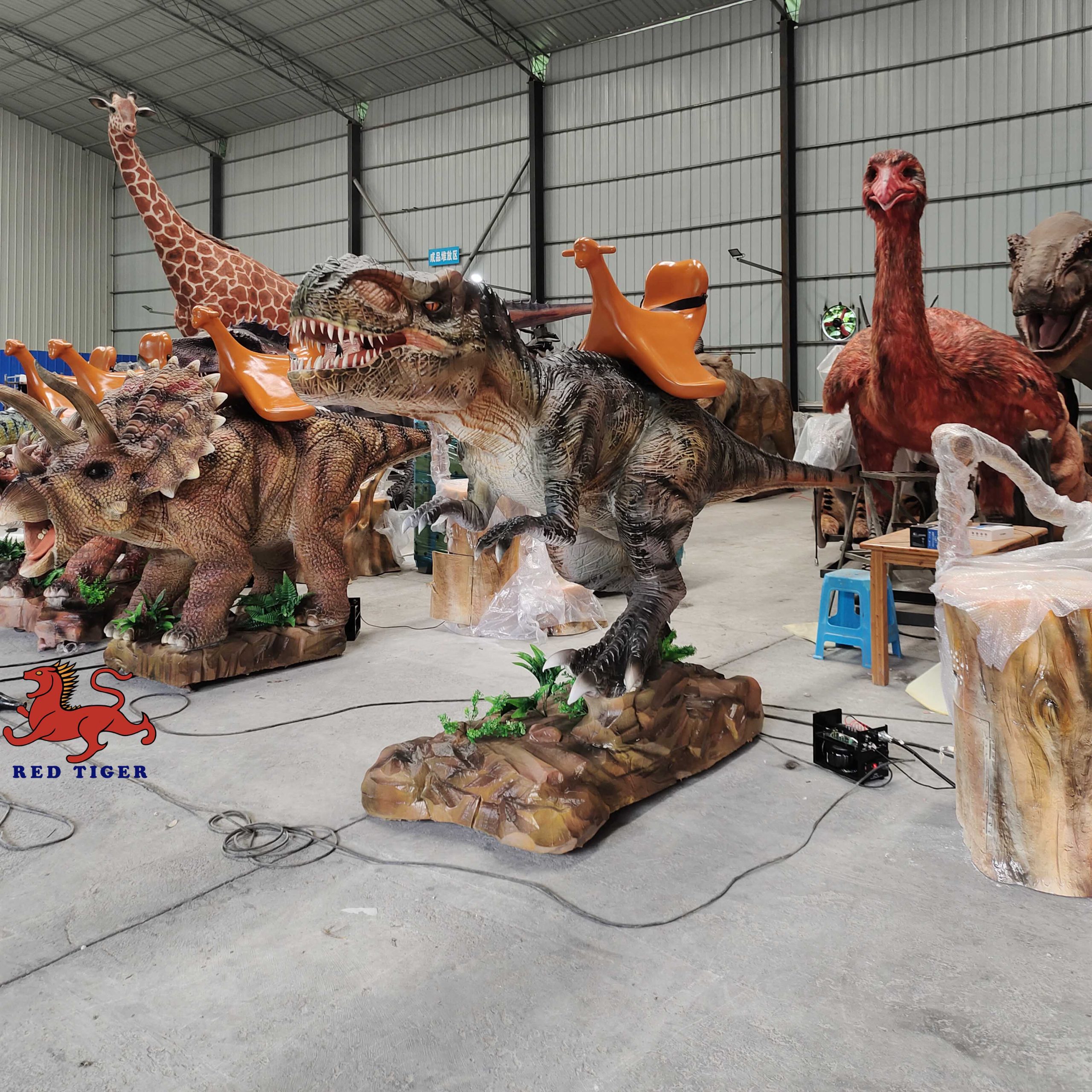 Amusement Park Dinosaur Ride Most Popular Dinosaur Ride