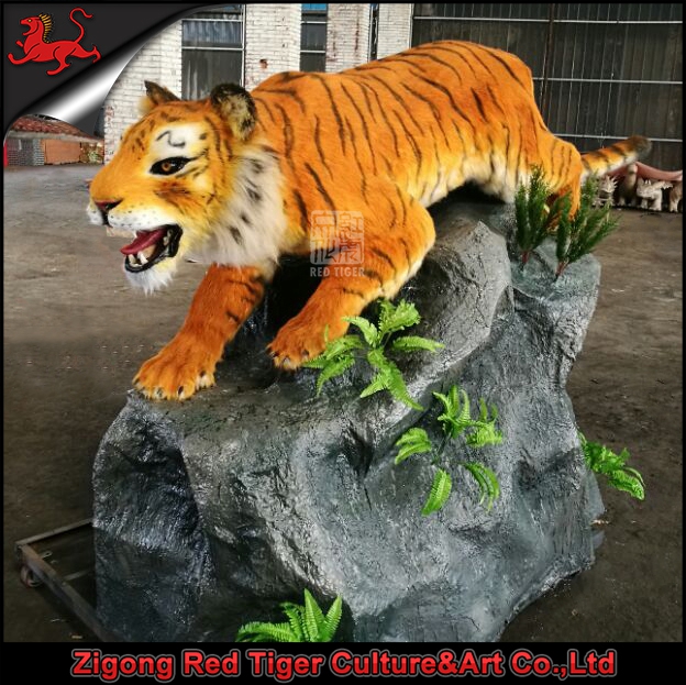 Life Size Realistic Animatronic Simulation Big Size tiger for Sale