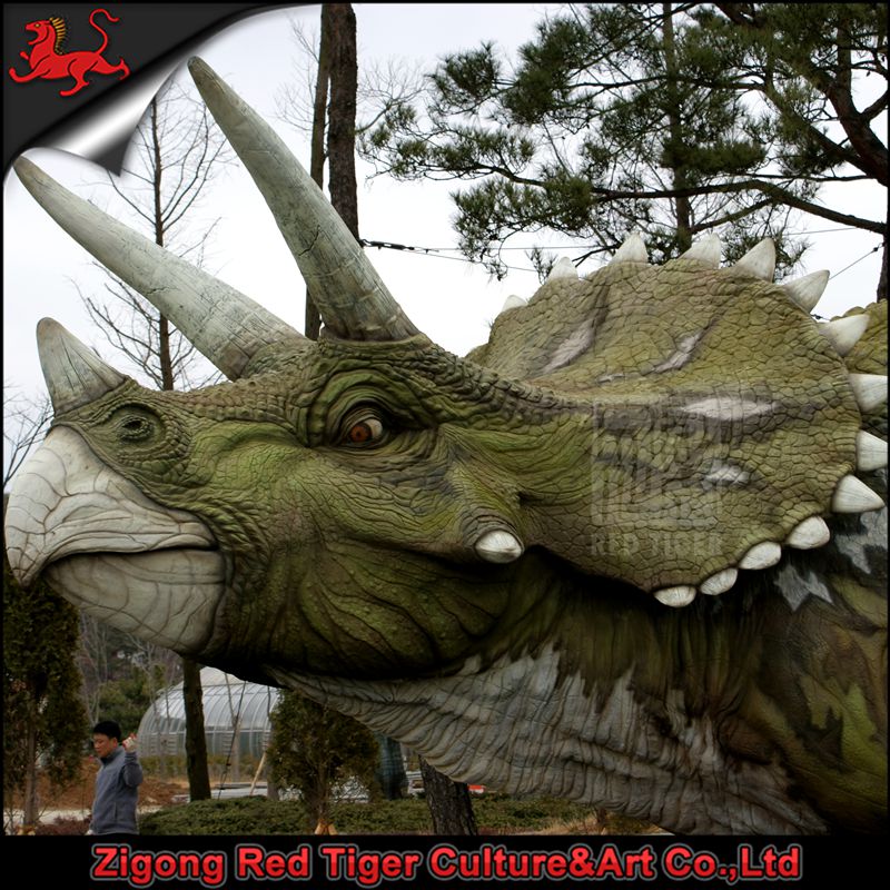 3d Animatronic Dino Model Resin Dinosaur Statue