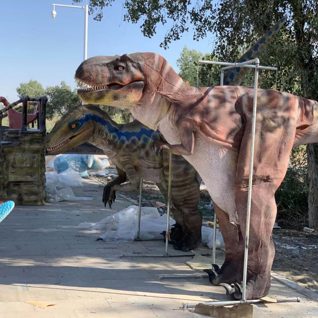 New 3D Print Material 3.5M Dinosaur Park Costume