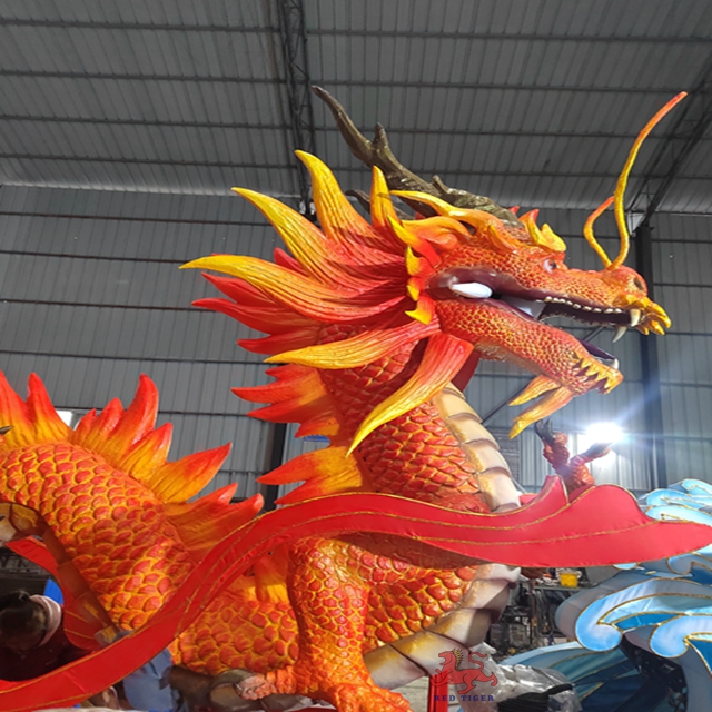 Chinese Dragon Professional Parade Float Supplies Custom Carnival Float Parade
