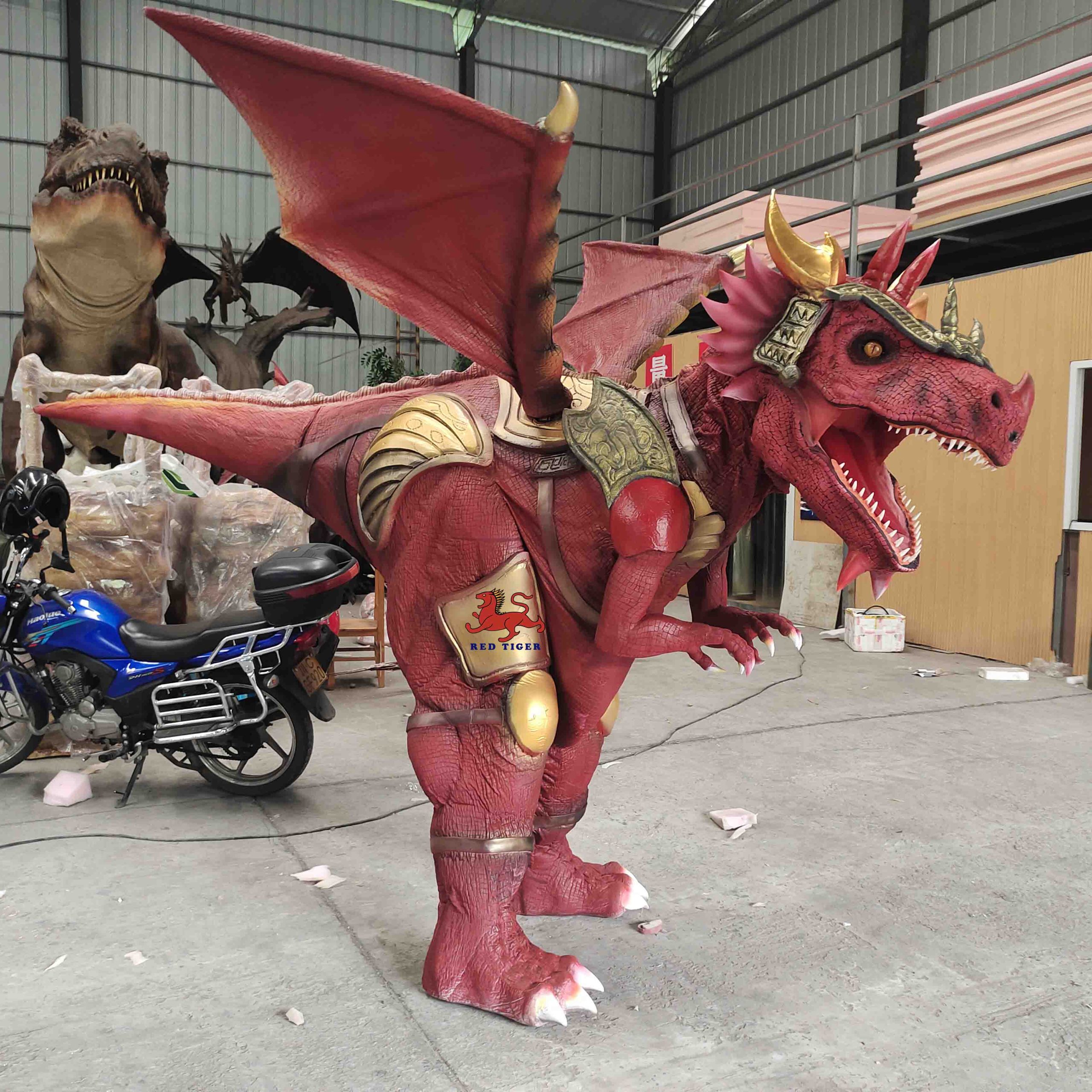 Mechanical Dragon Costume for Adults Theme Park Party Hire Animatronic Dragon Costume