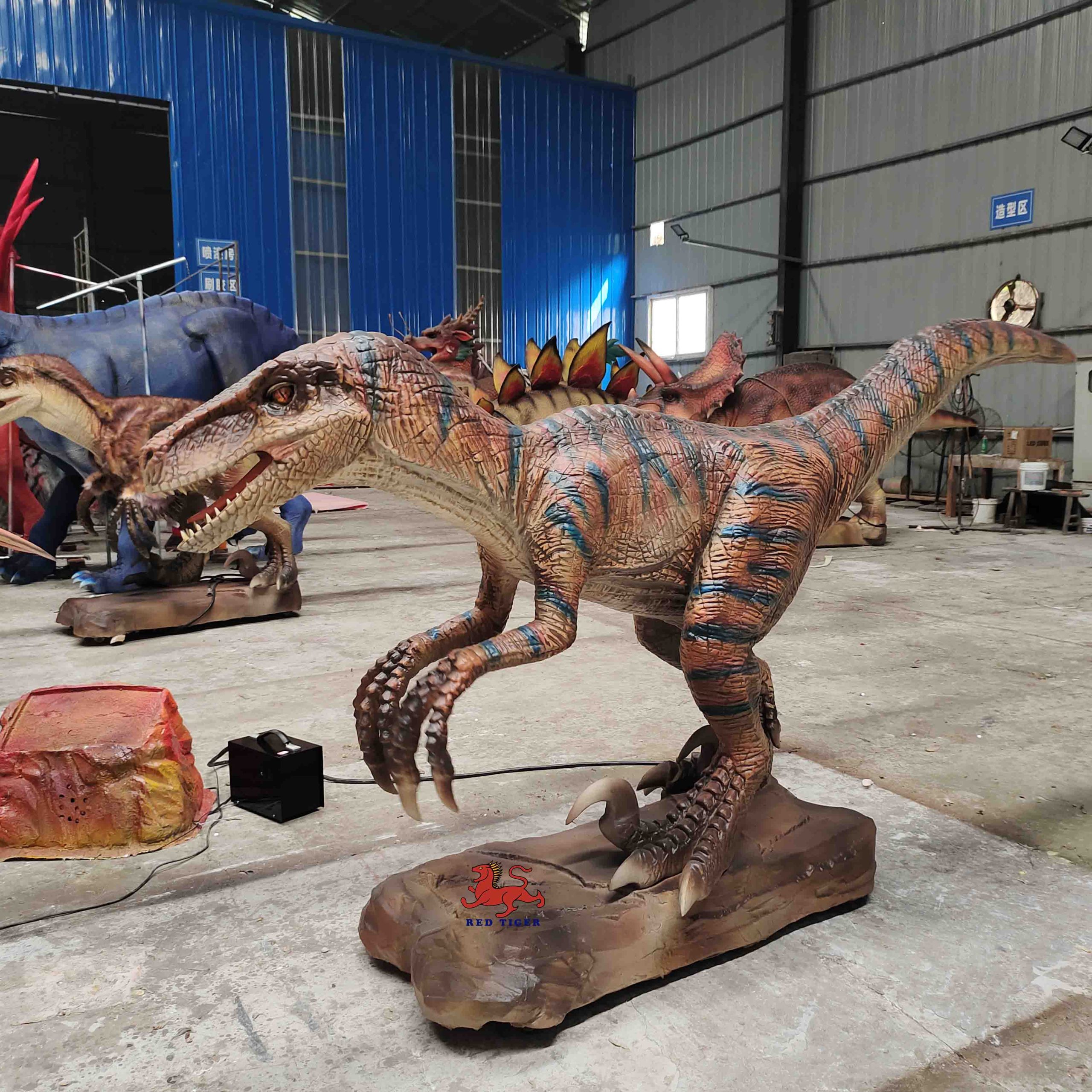 Mechanical Animated Lifesize Dinosaur for Jurassic Theme Park and Dino Related Events