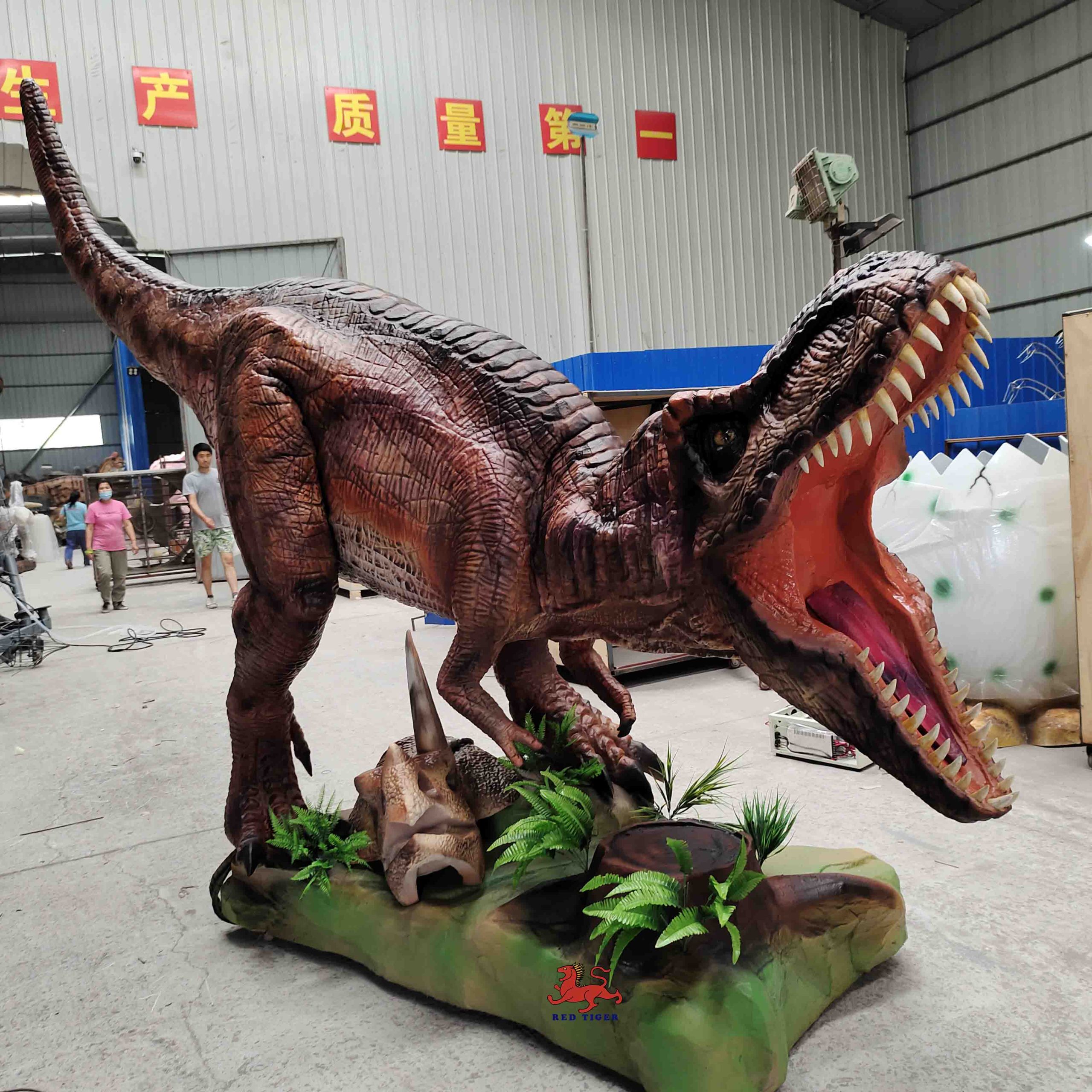 Dino Park Realistic Dinosaur Electronic Juguetes De Dinosaurio Animatronico Dinosaur Open Mouth Made in China