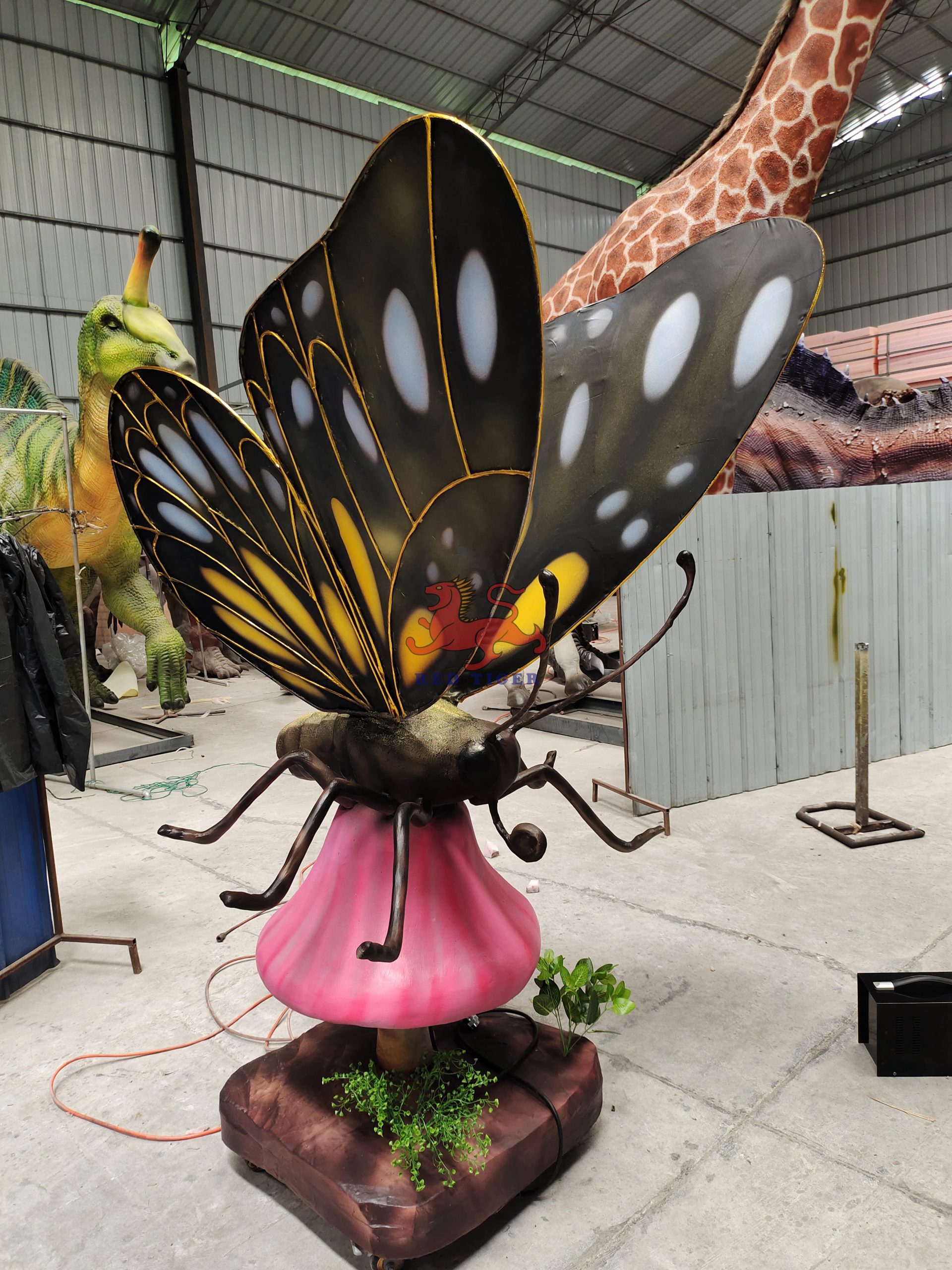 Theme Park Realistic Animatronic Butterfly Insect