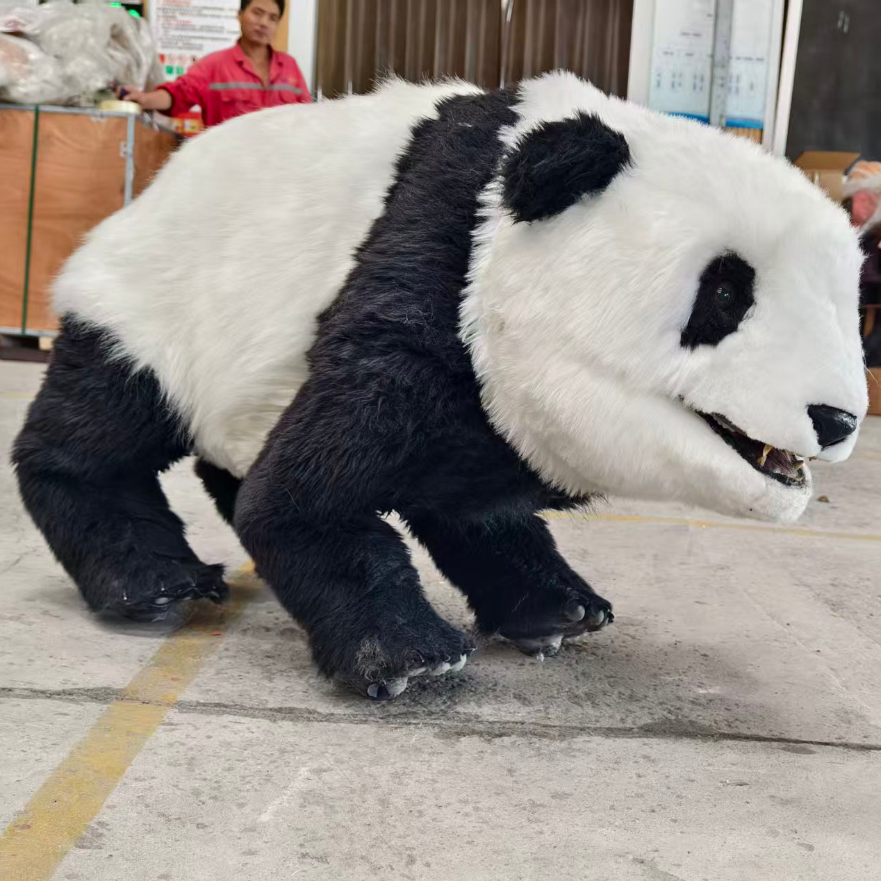 New Realistic Animatronic Remote Control Walking Robot Animal Panda Robot Dog