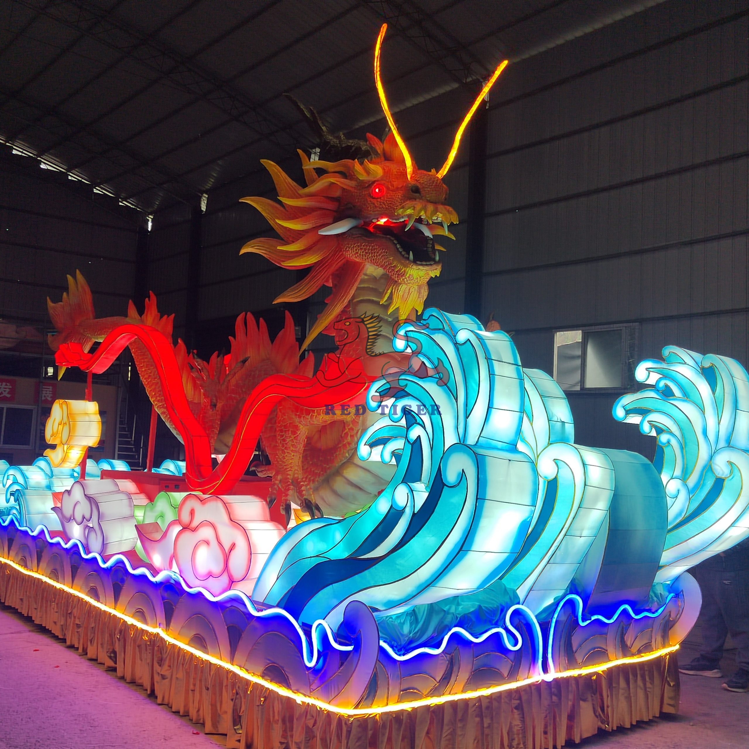 Festival of Carnival Theme Park High Quality Realistic Animatronic Festival Float