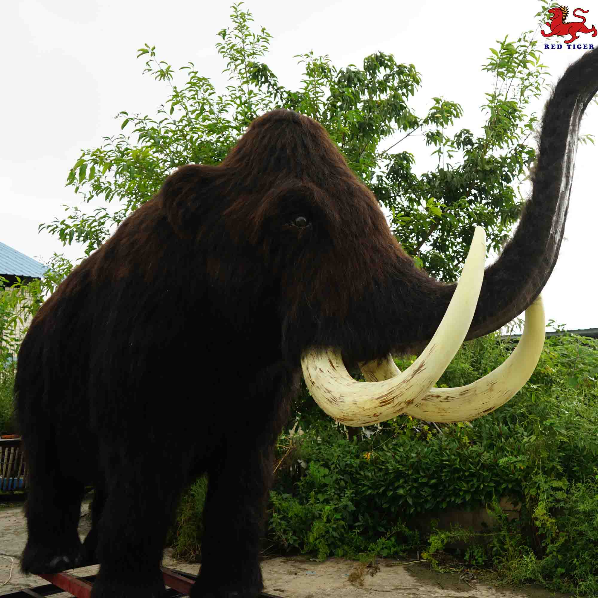Theme Park Playground Animal Model Animatronic Handmade Simulation Mammoth