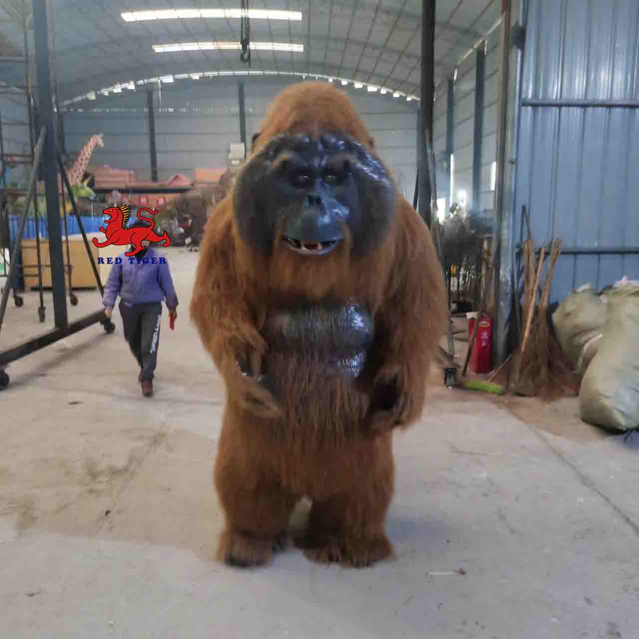 Superior Quality Realistic Animal Costume Customized Orangutan Costume for Adult