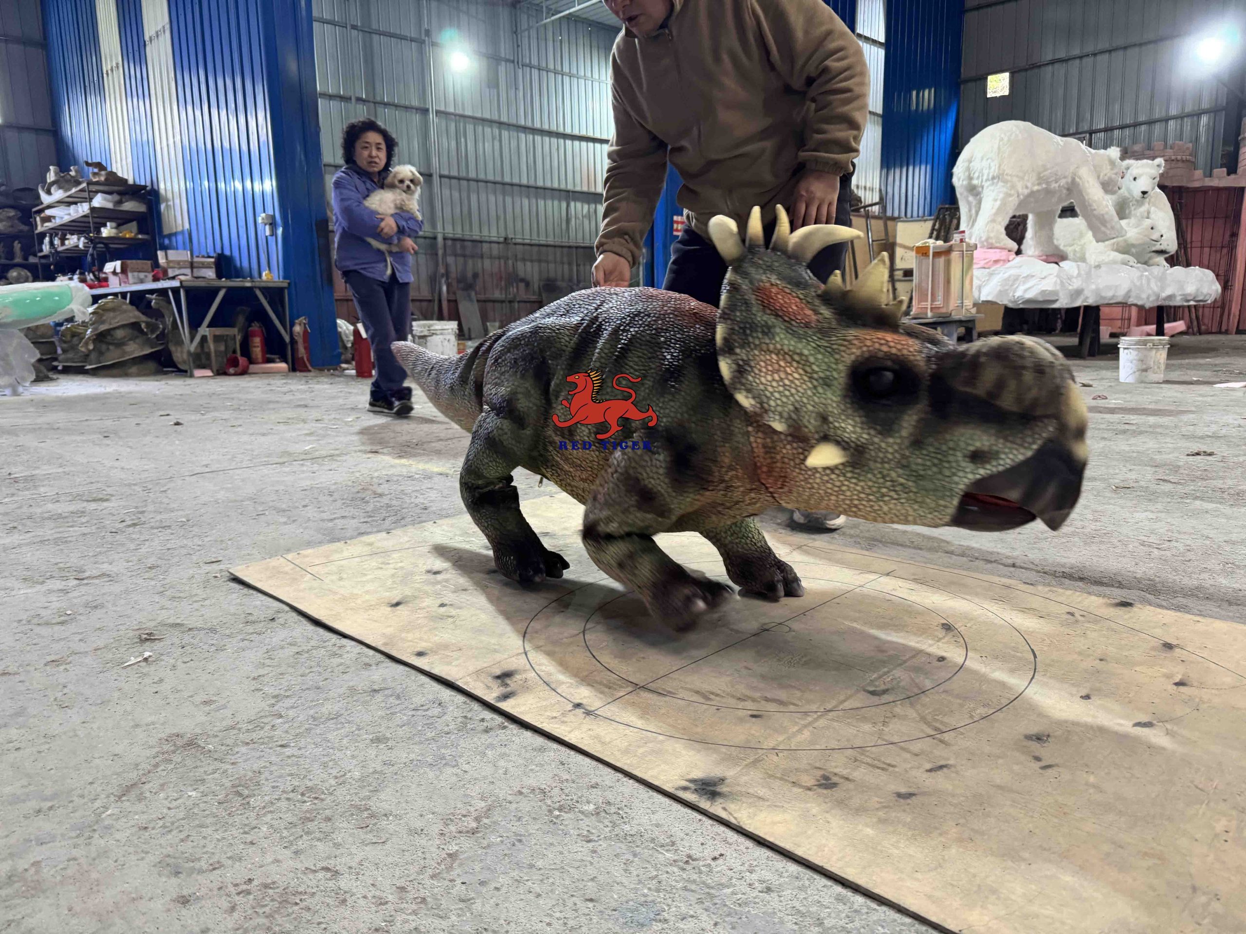 Outdoor Adventure Animatronic Dinosaur Model Performance Simulated Dinosaur for Home New Type Remote Control Dinosaur