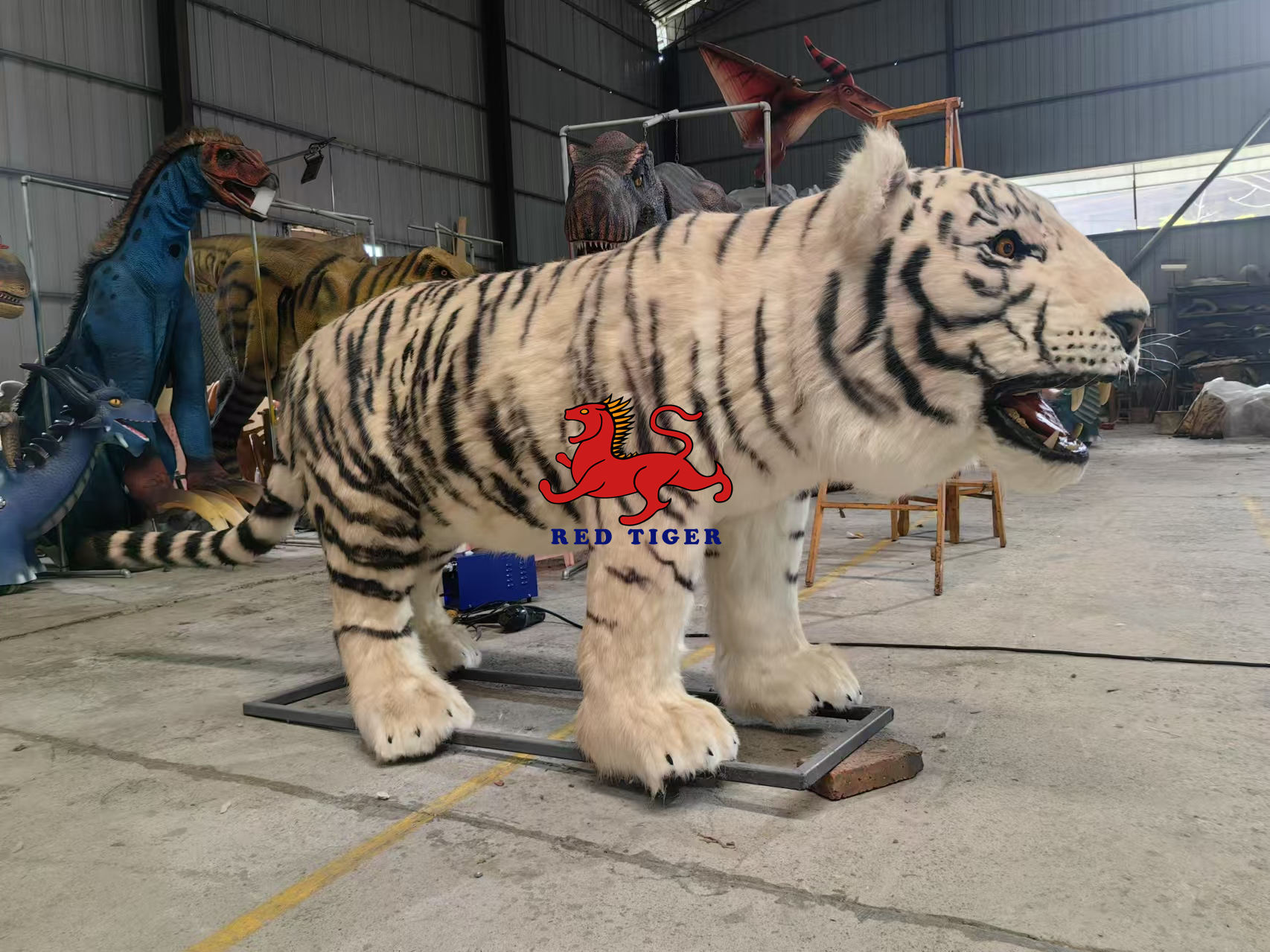 Lifelike Tiger Costume Film Prop