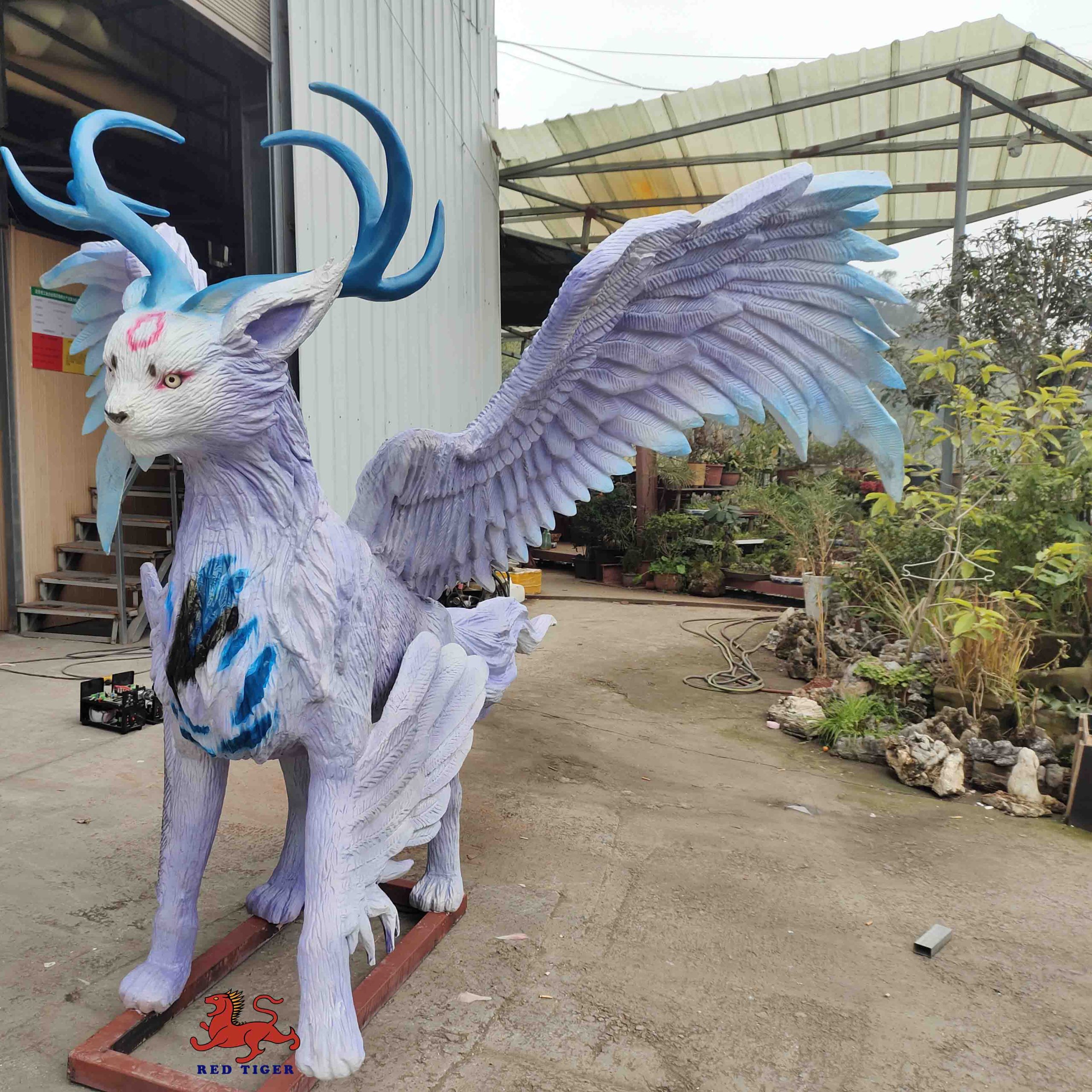 Superior Quality Life Size Simulation Animatronic  Auspicious Animals in Ancient China