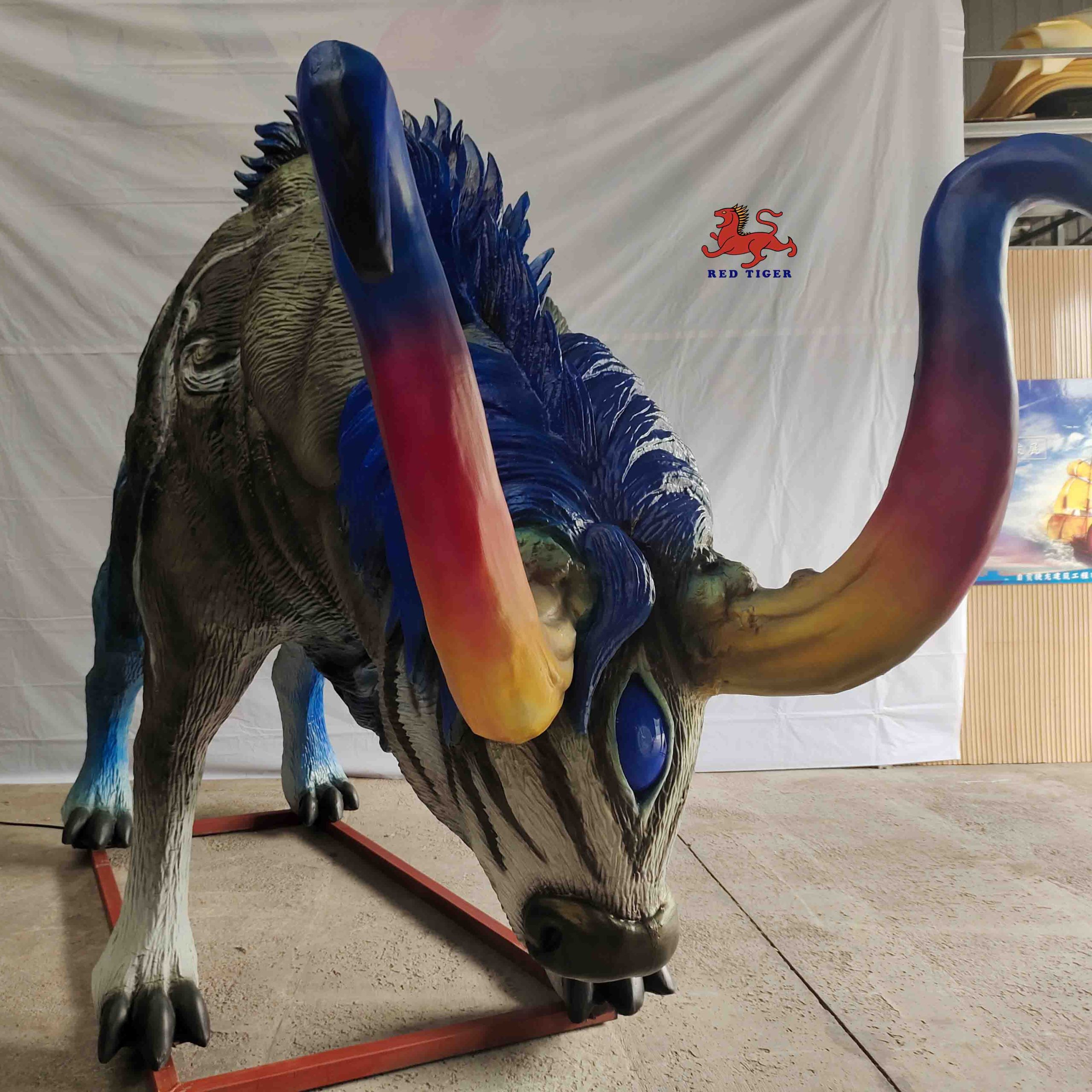 Superior Quality Life Size Simulation Animatronic  Auspicious Animals in Ancient China