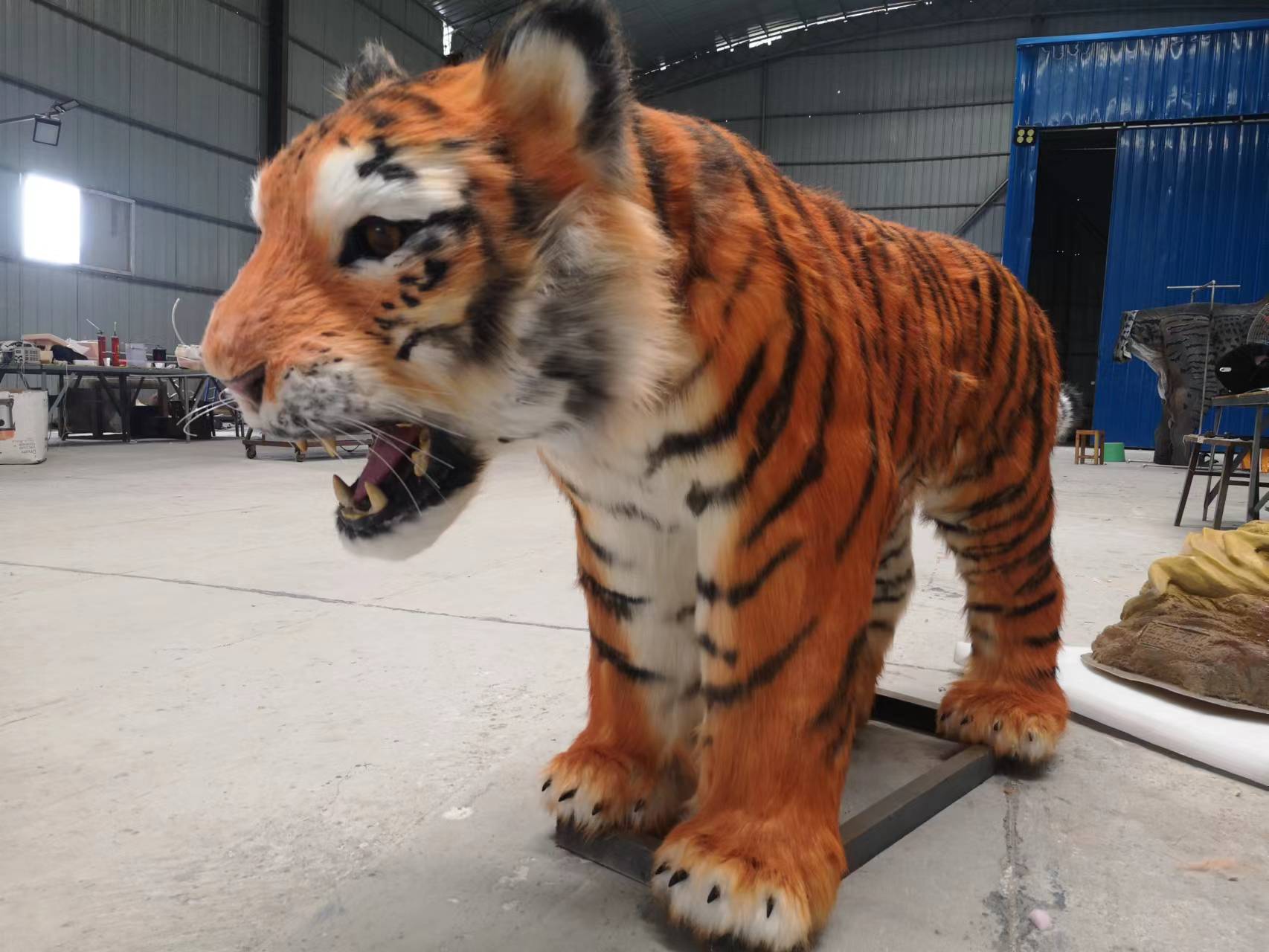 Life Size  Animatronic Simulation Animal Tiger Amusement Park Equipment for Sale