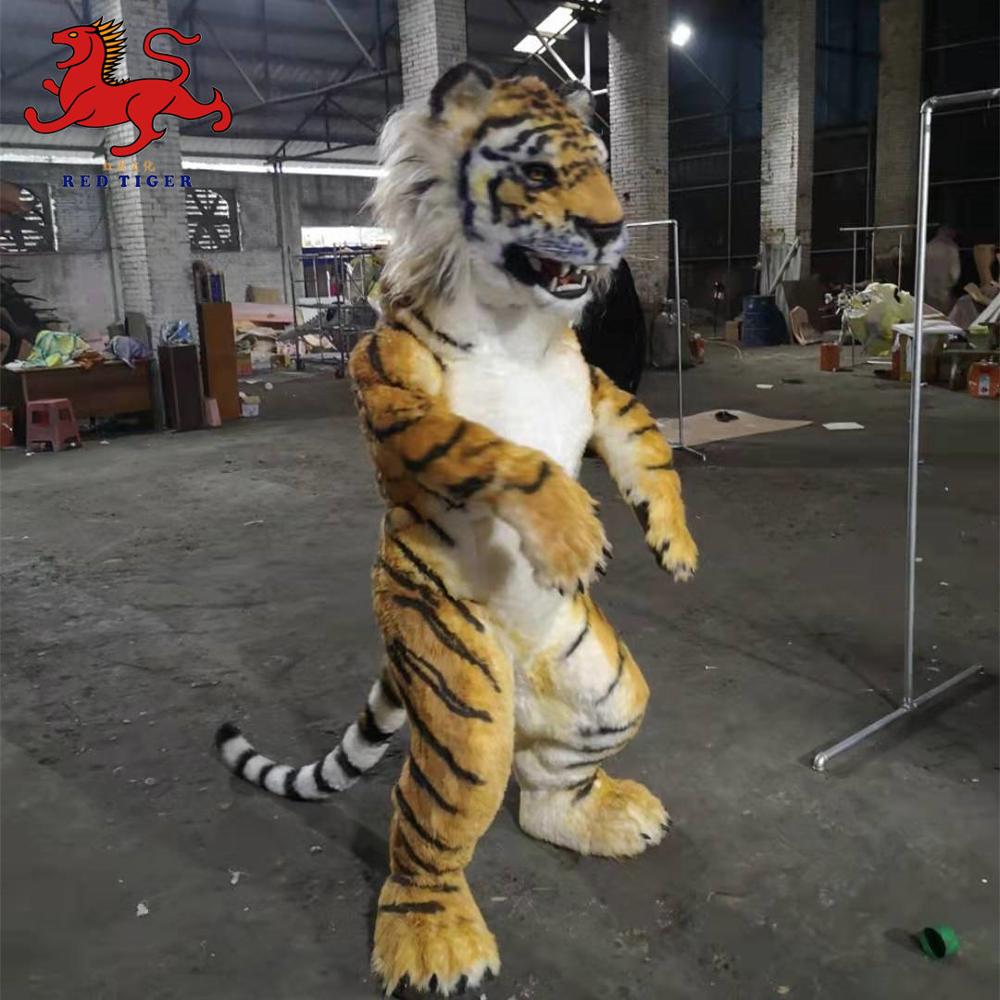 Superior Quality Life Size Simulation AnimatronicTiger Costume Animal Costume